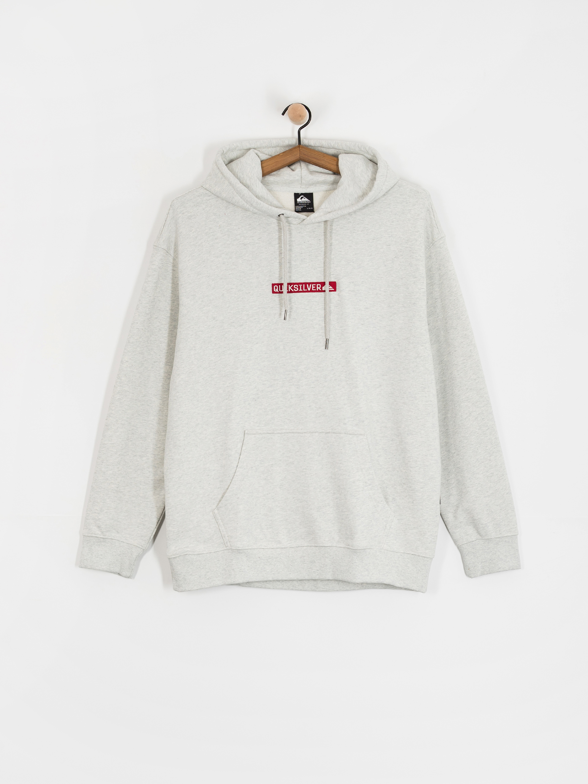Hanorac cu glugă Quiksilver Dna HD (light grey heather)