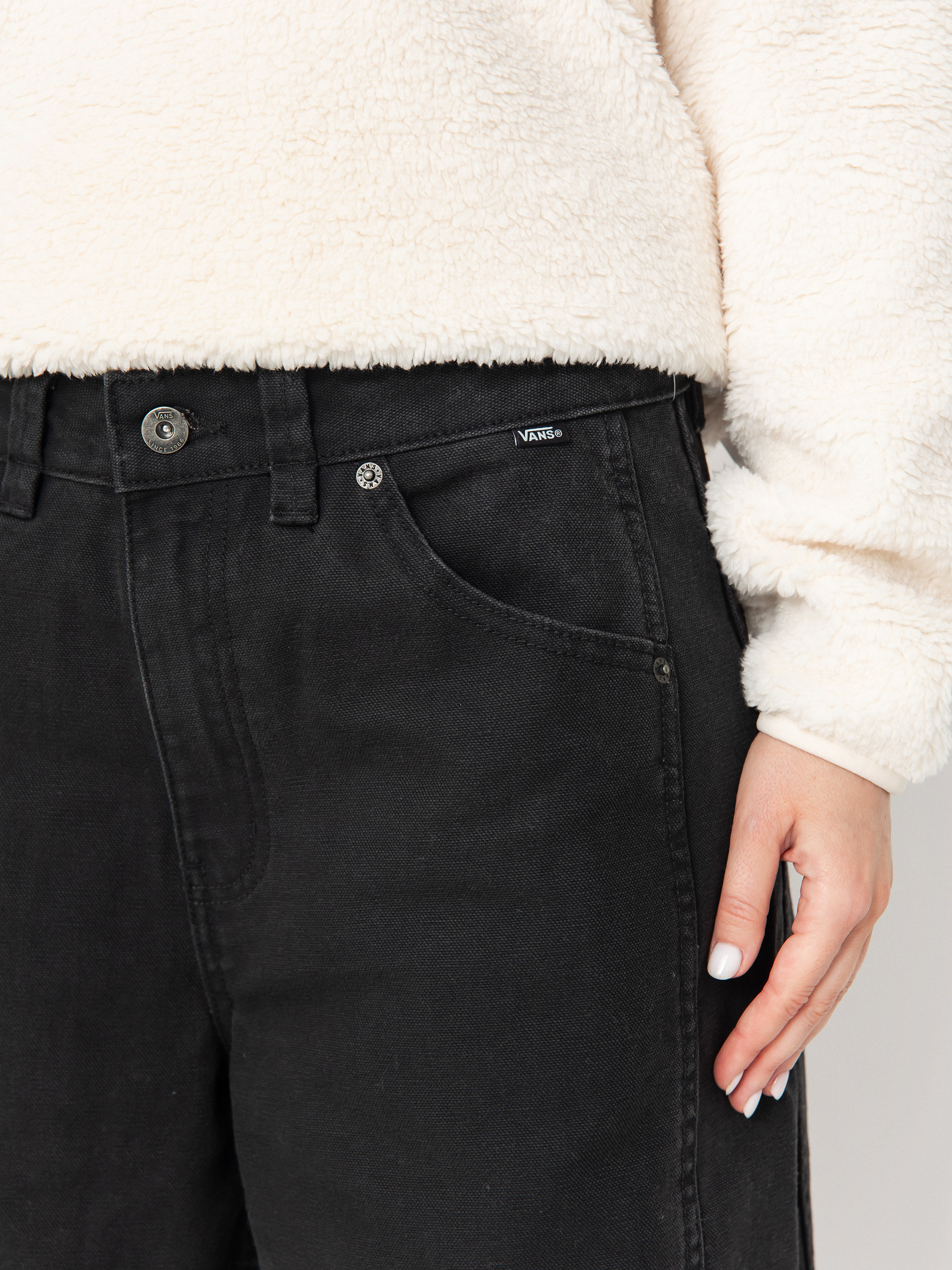 Pantaloni Vans Blaire Cropped Barrel Wmn (black)