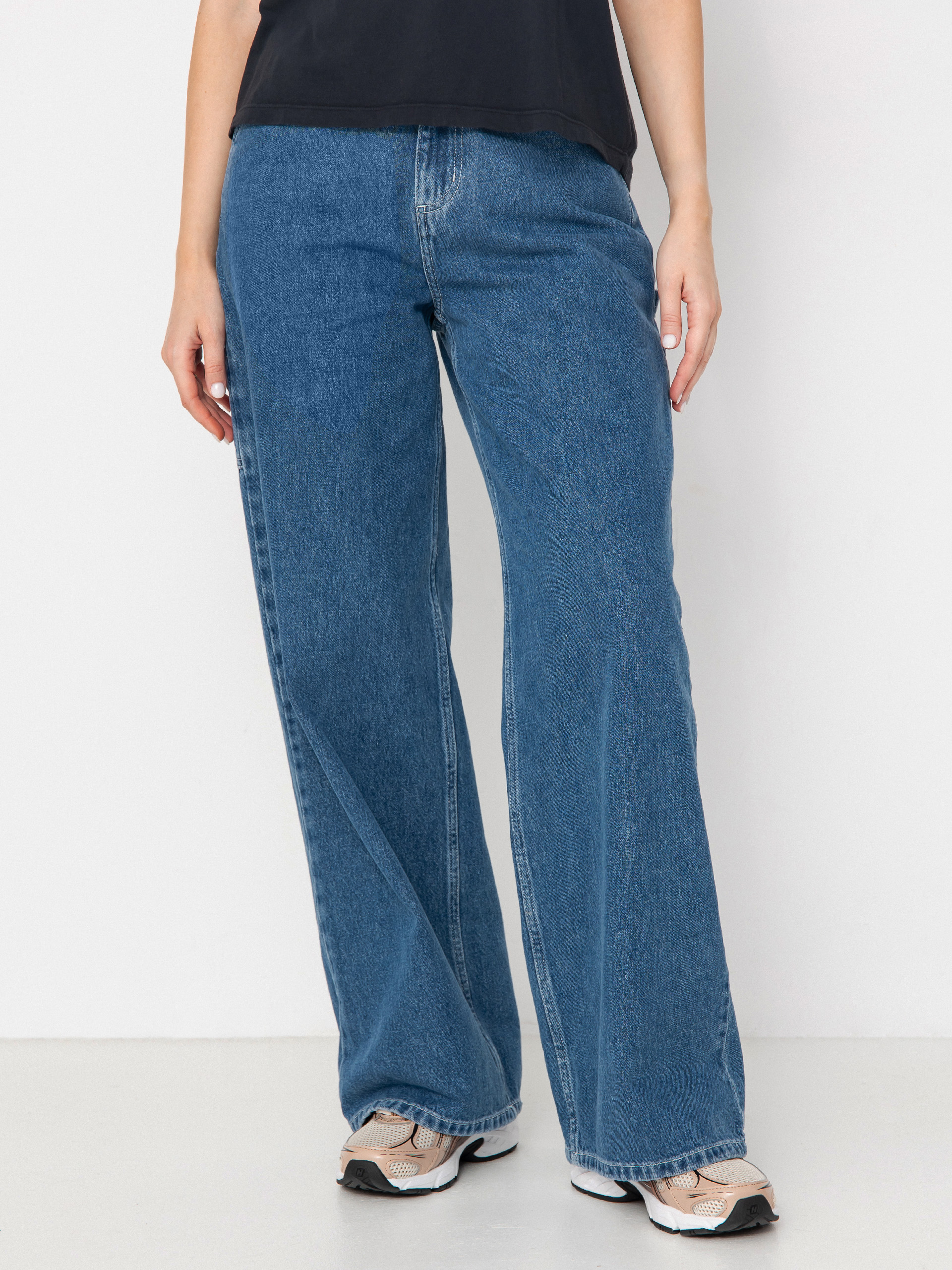 Pantaloni Carhartt WIP Jens Wmn (blue)