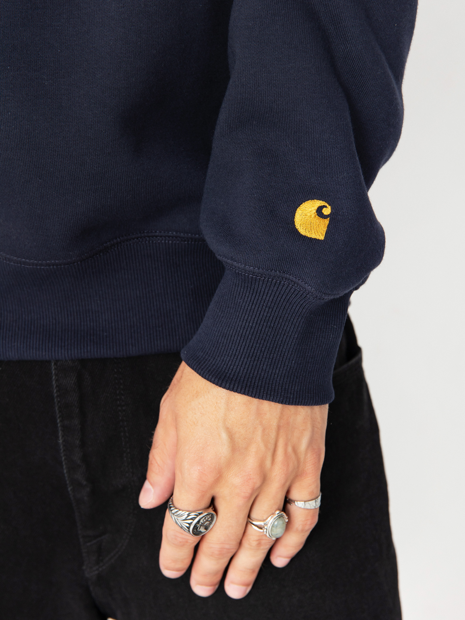 Hanorac Carhartt WIP Chase (dark navy/gold)