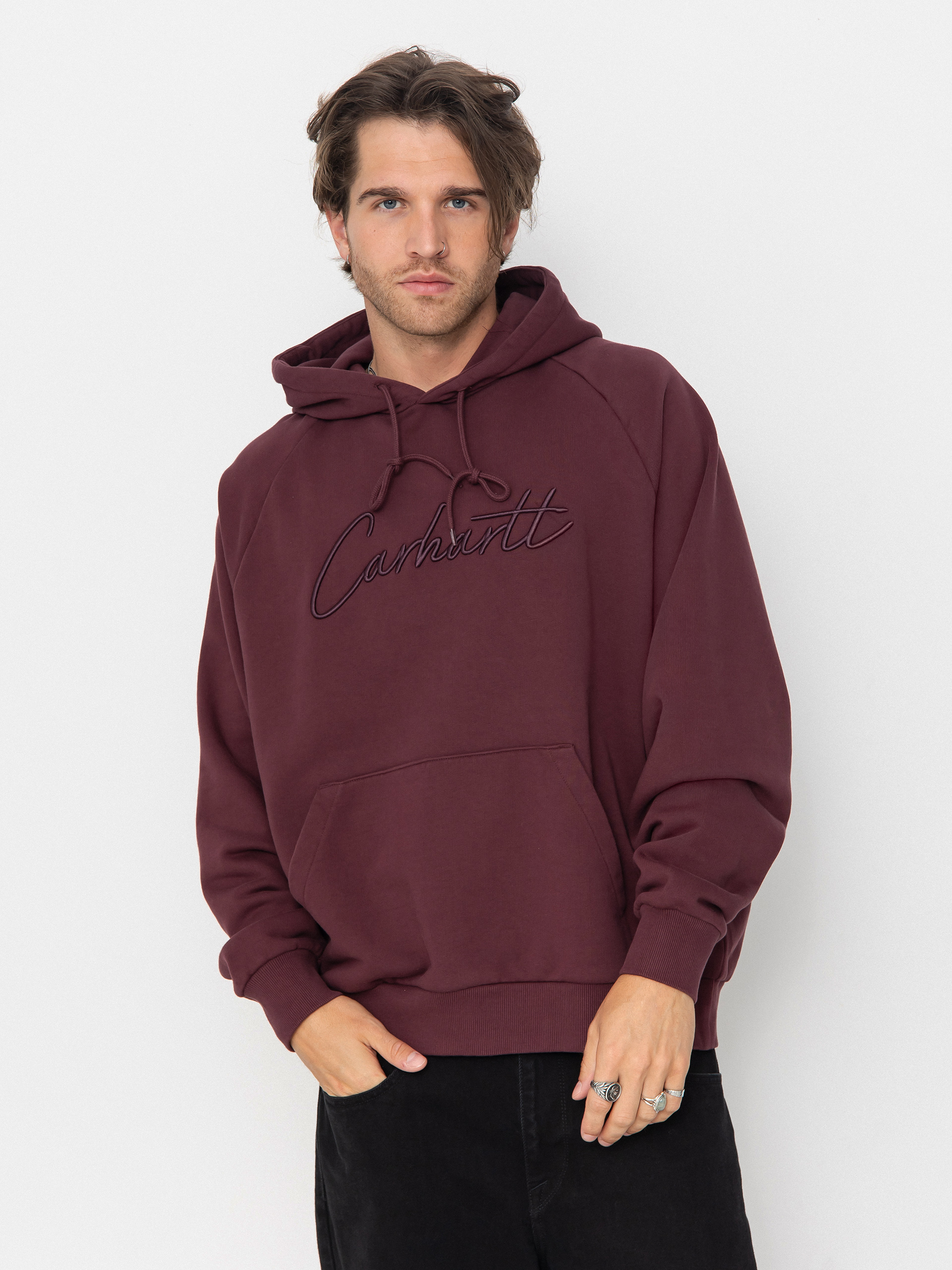 Hanorac cu glugă Carhartt WIP Ray HD (rondo)