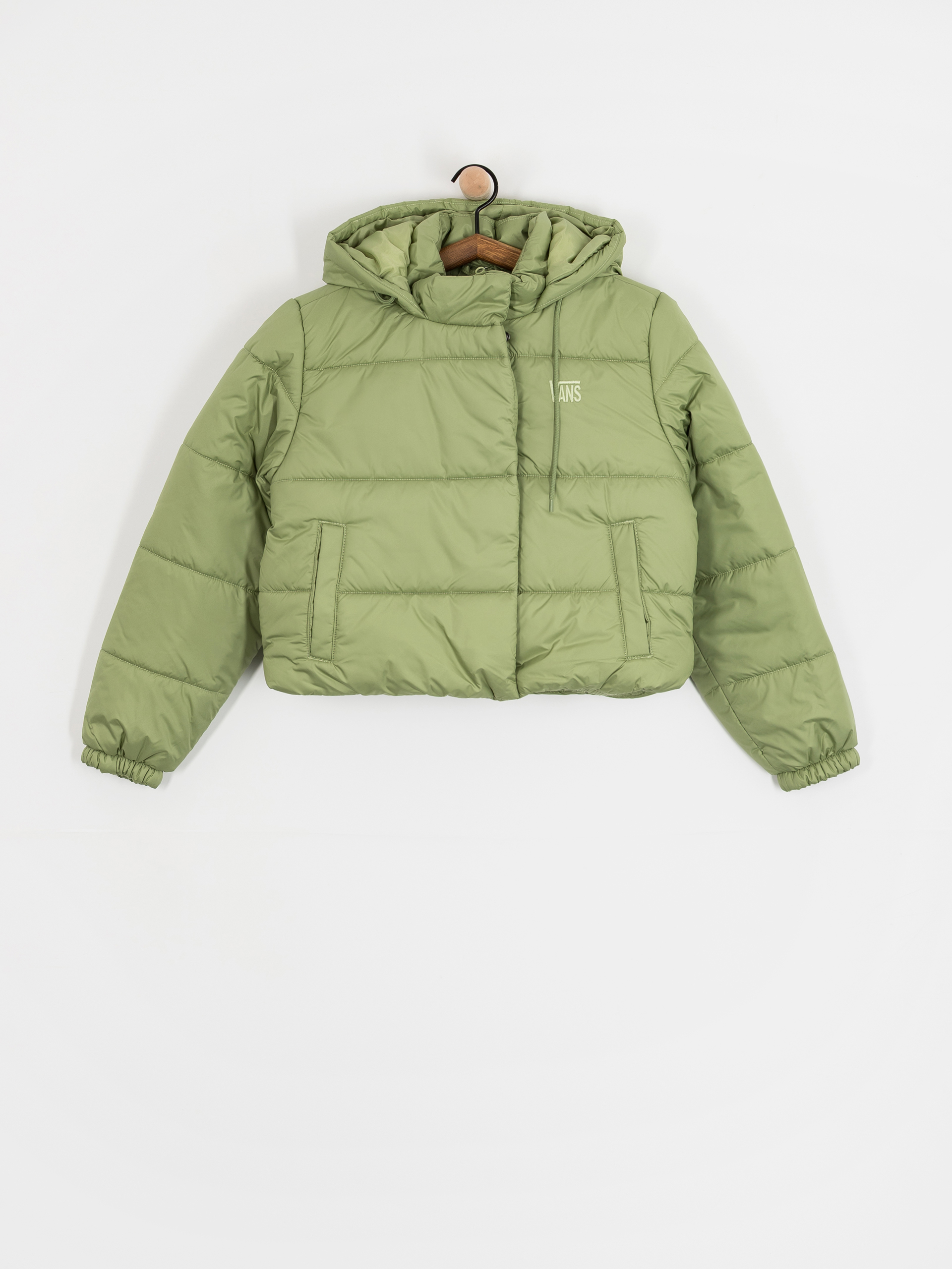 Geacă Vans Hillgate Cropped Puffer Wmn (neutral olive)