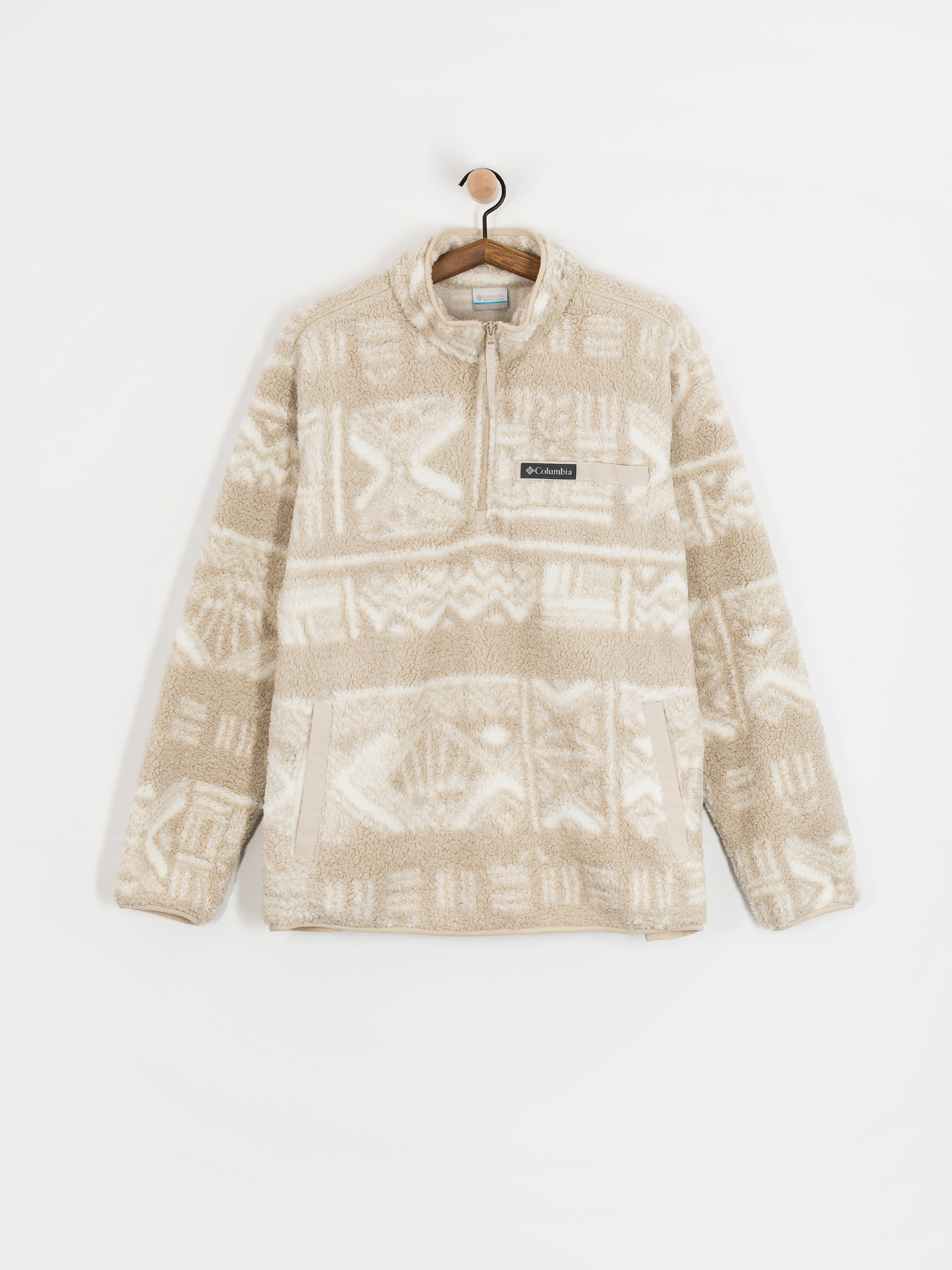 Pentru bărbați Hanorac din fleece Columbia Rugged Ridge High Pile Half Zip (dark stone deschutes days)