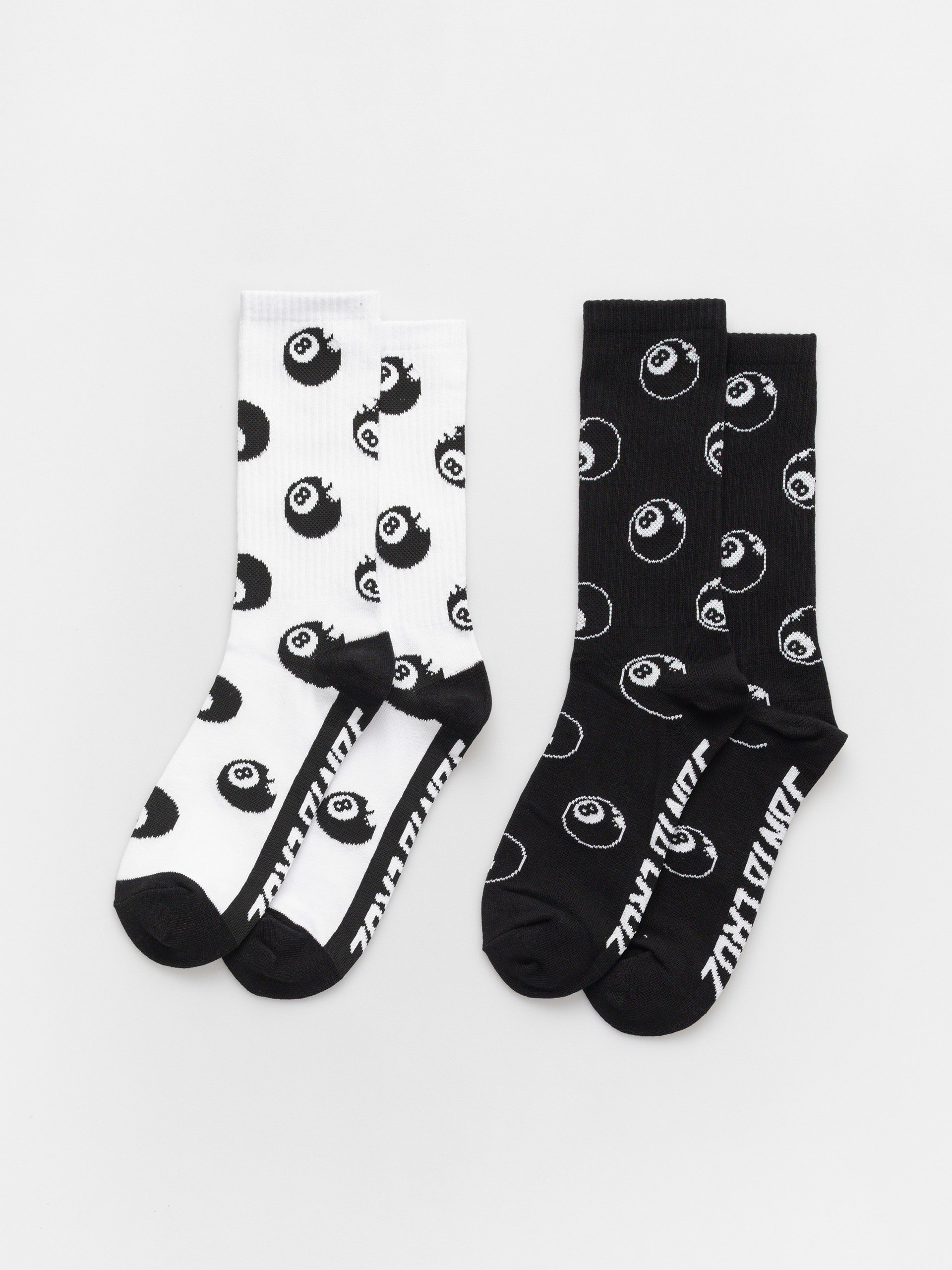 Șosete Santa Cruz Winkowski Eight Ballr 2pk (white & black)