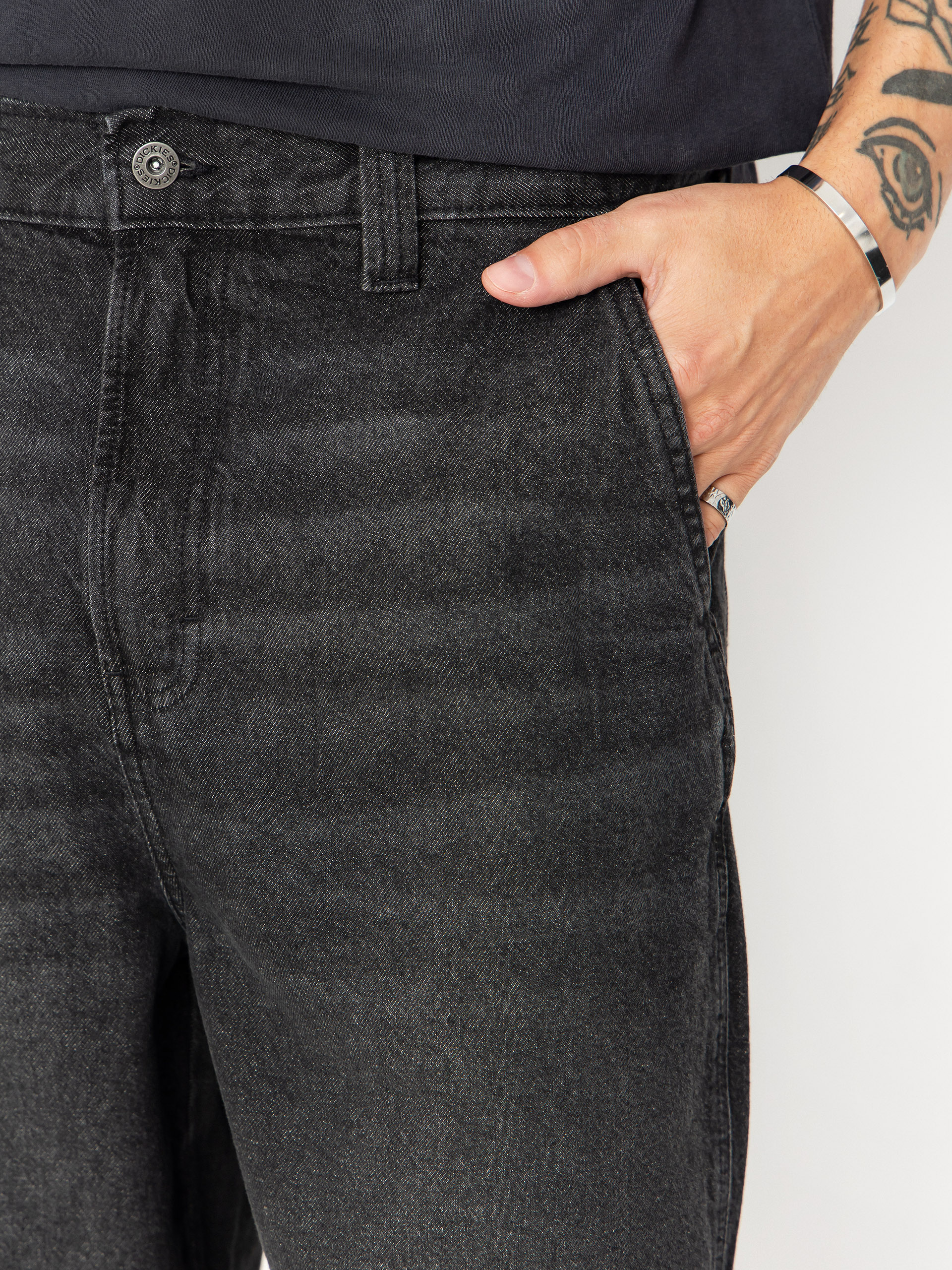 Pantaloni Dickies Madison Baggy (black wash faded)