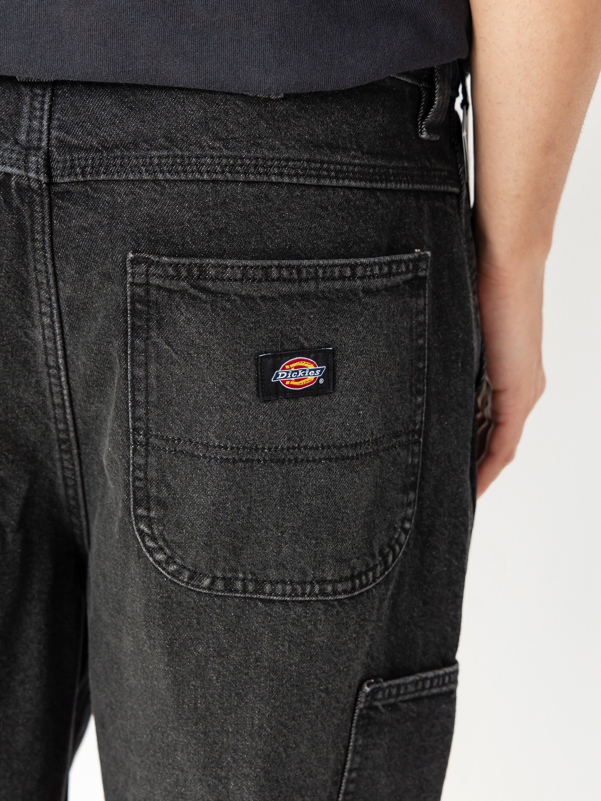 Pantaloni Dickies Madison Baggy (black wash faded)