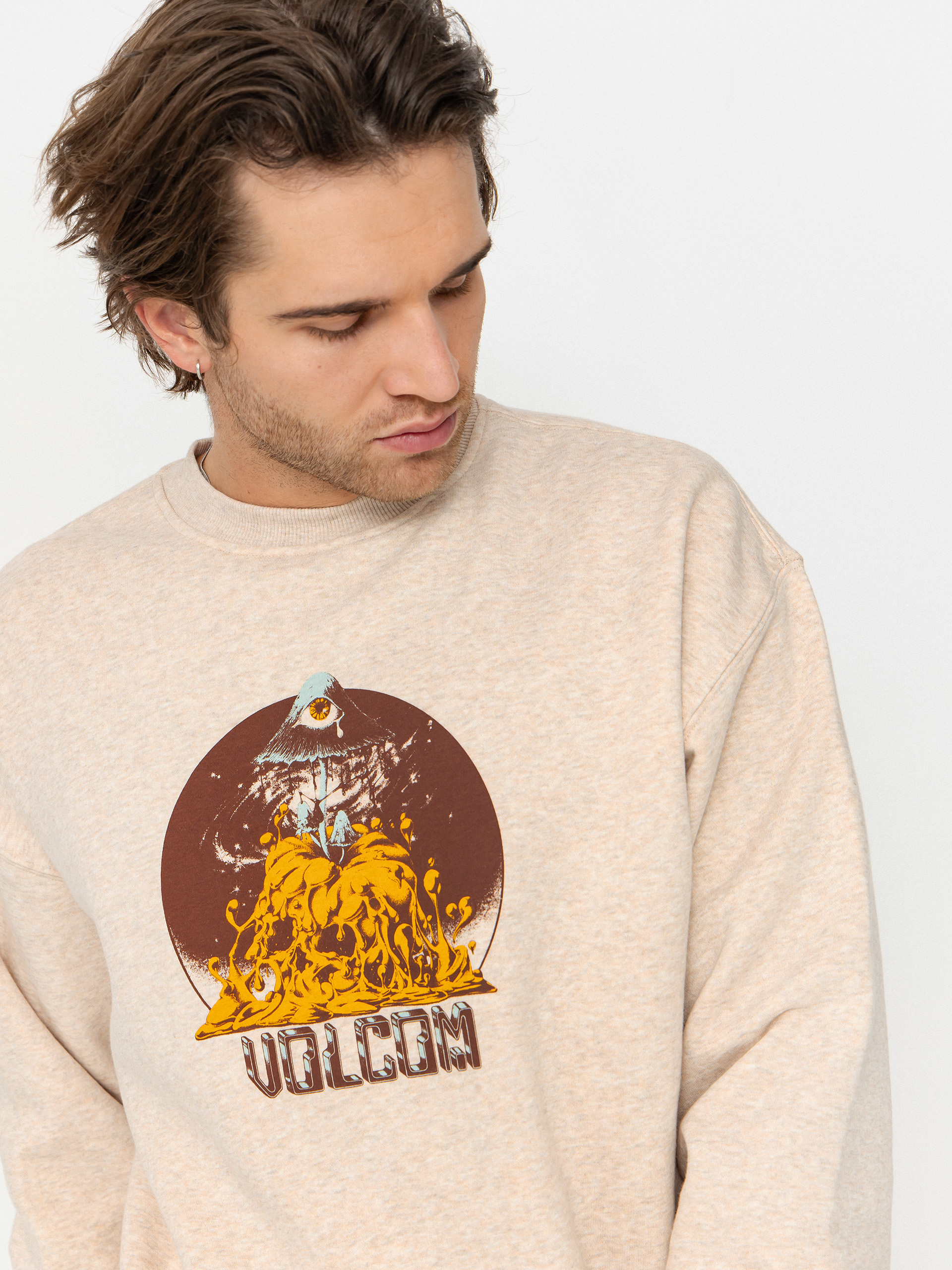Hanorac Volcom Fa Callum Rooney Crew (dust heather)