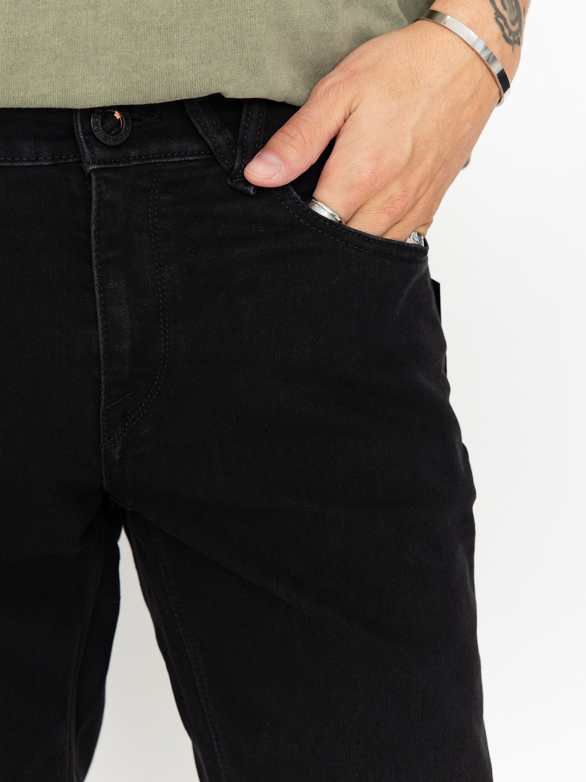 Pantaloni Volcom Vorta Denim (black out)