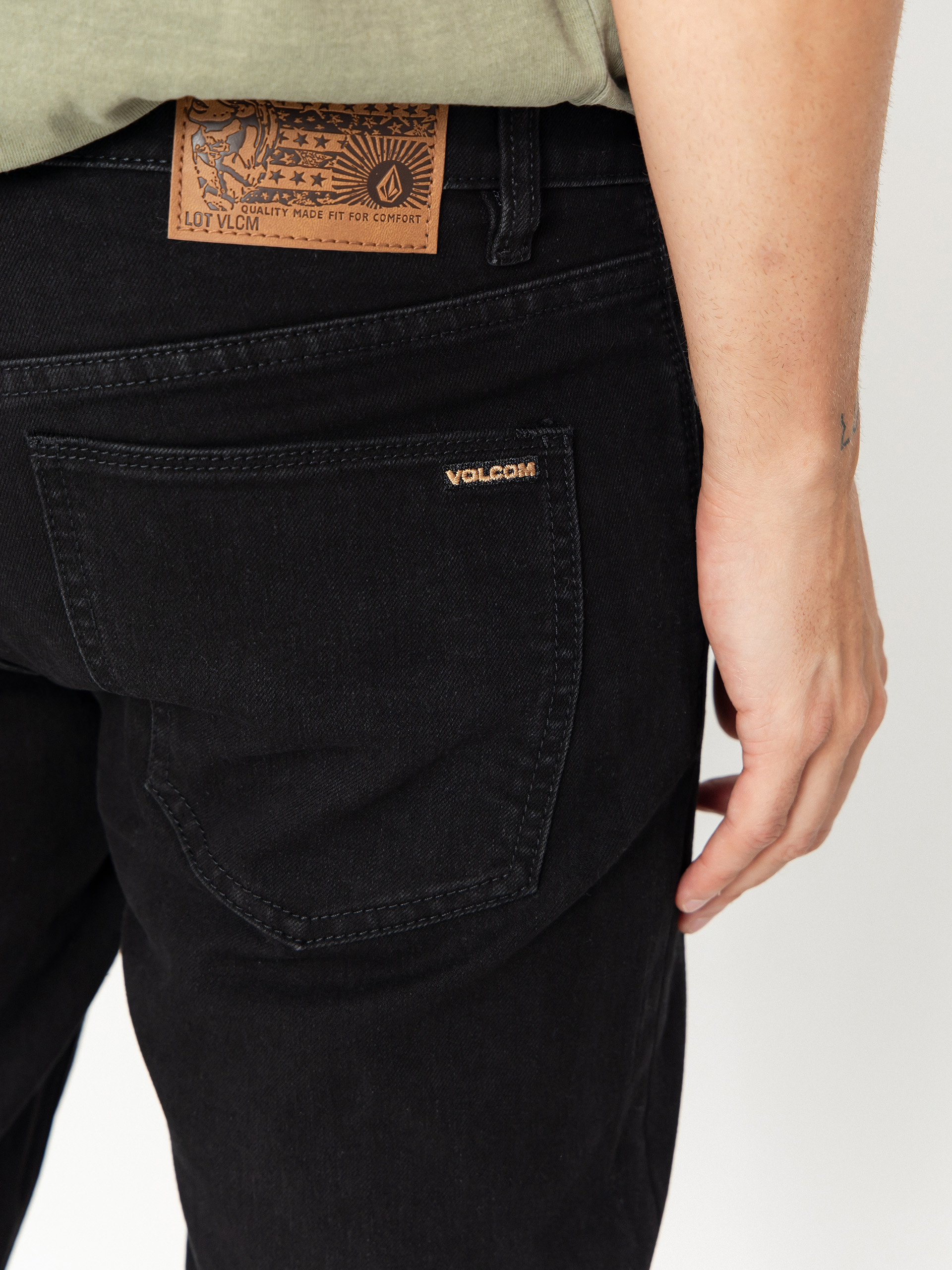 Pantaloni Volcom Vorta Denim (black out)