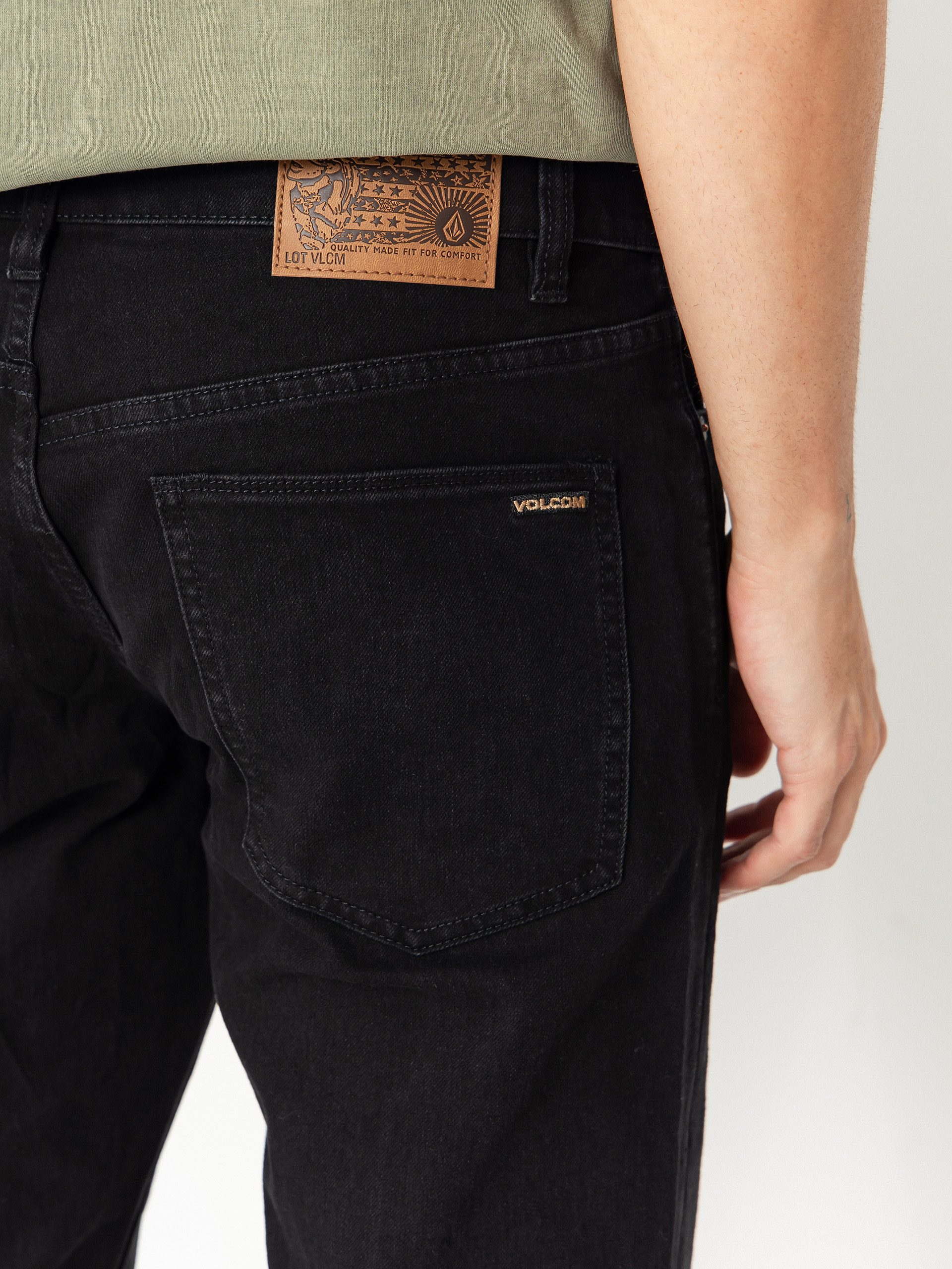 Pantaloni Volcom Solver Denim (black out)