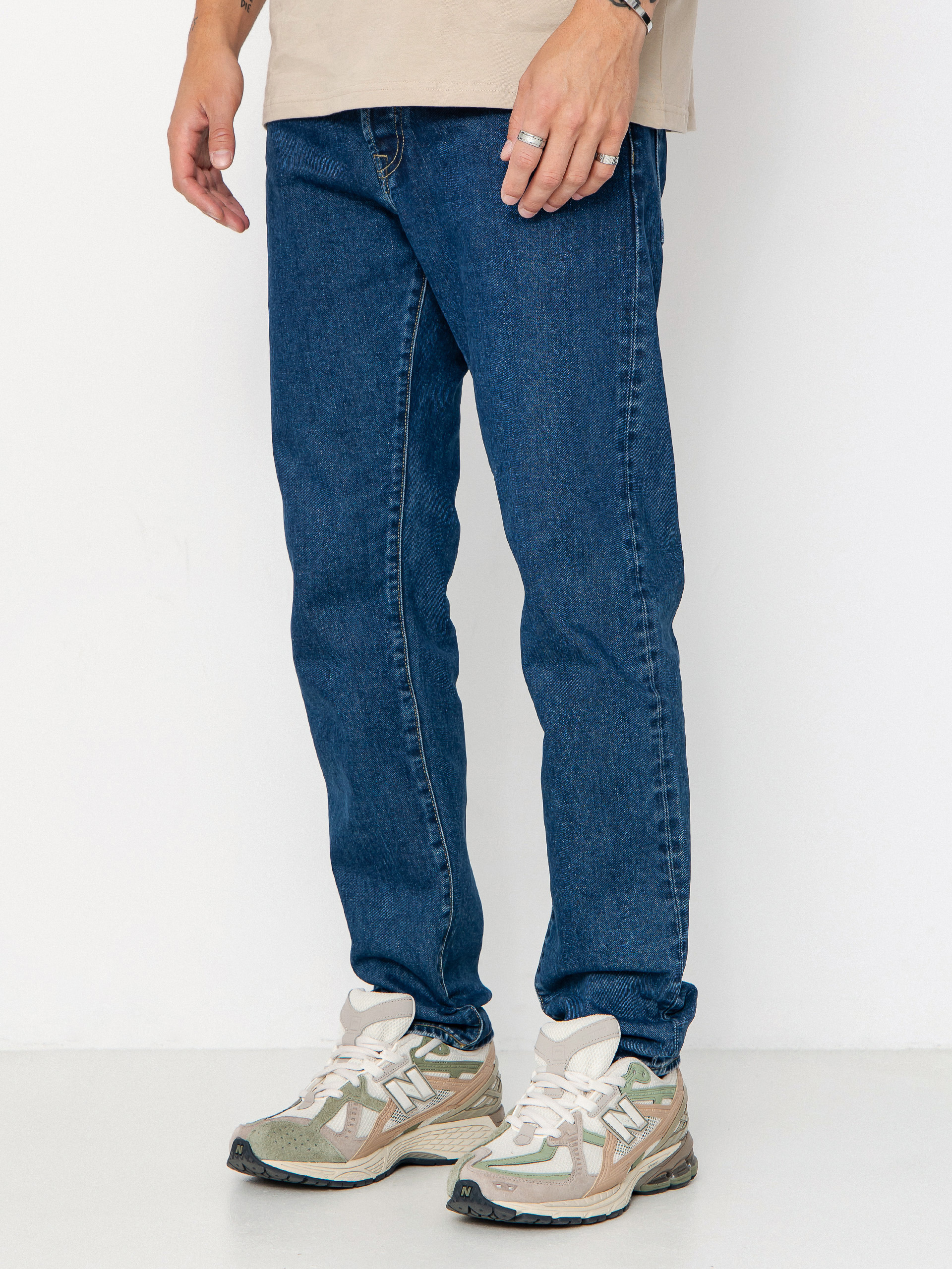 Pantaloni Carhartt WIP Klondike (blue/stone washed)