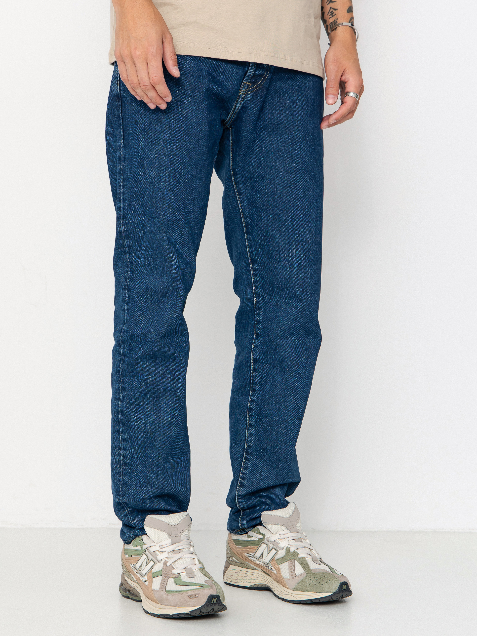 Pantaloni Carhartt WIP Klondike (blue/stone washed)
