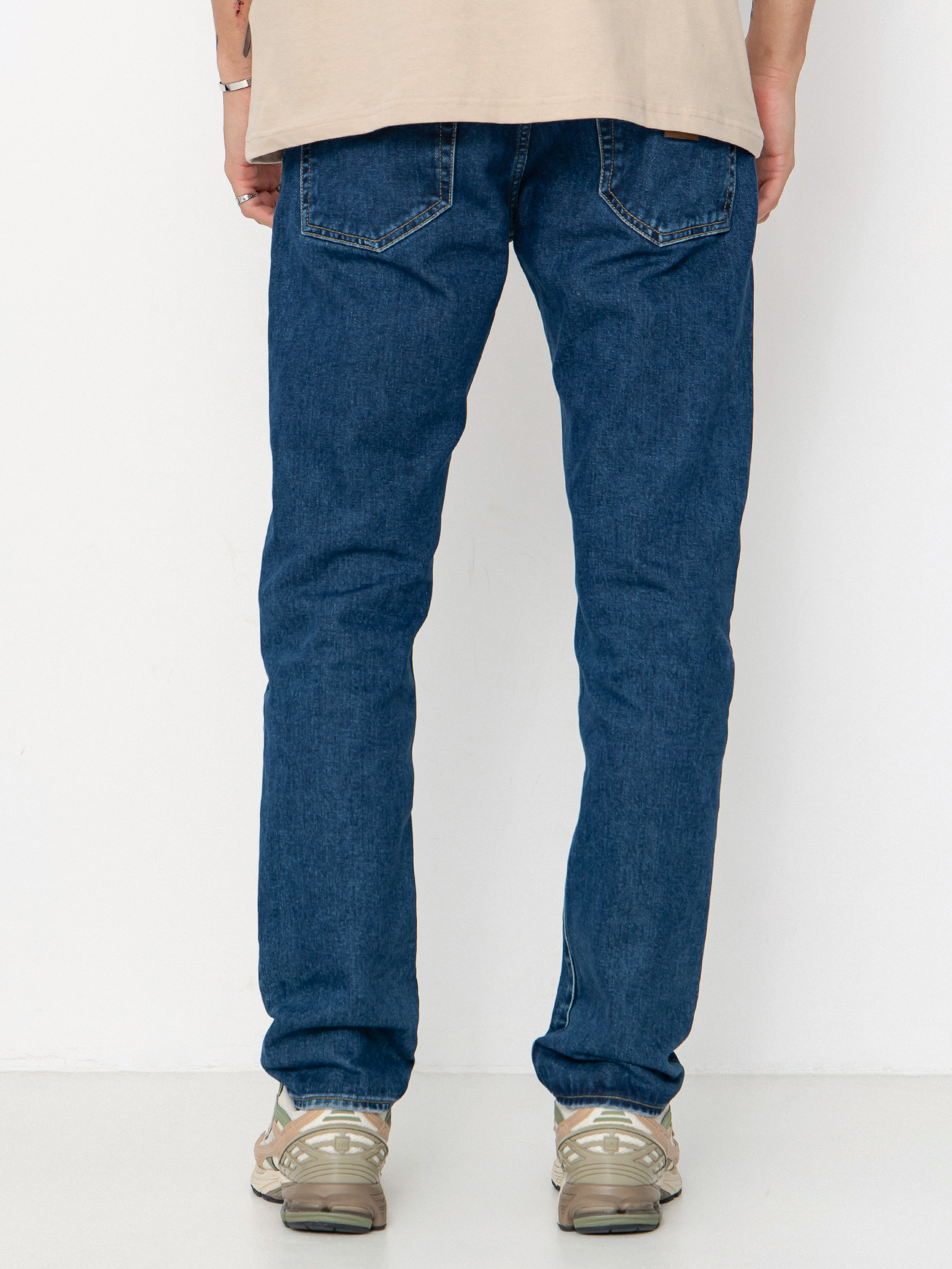 Pantaloni Carhartt WIP Klondike (blue/stone washed)