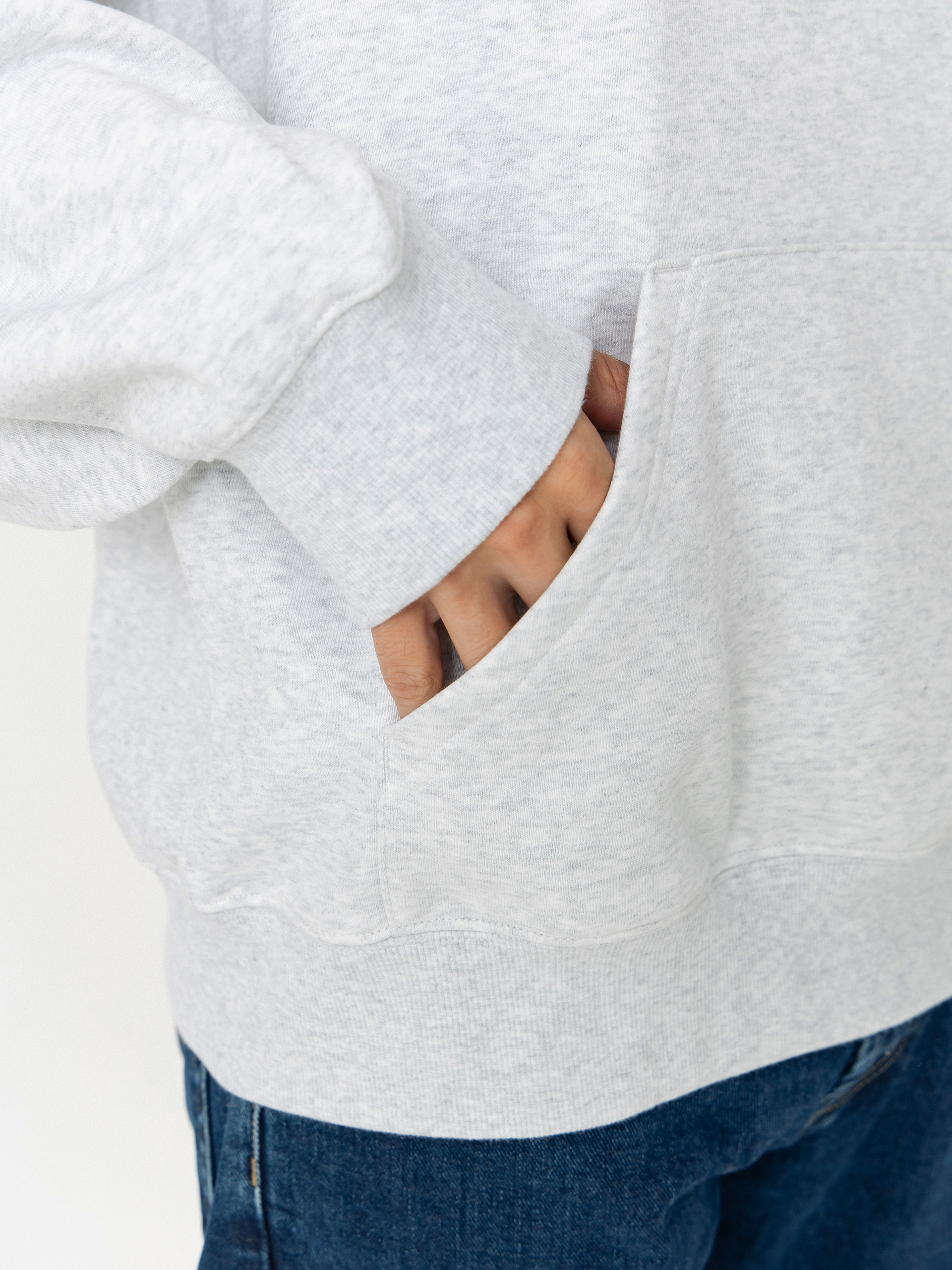 Hanorac cu glugă Carhartt WIP Electric Boogie HD (ash heather)