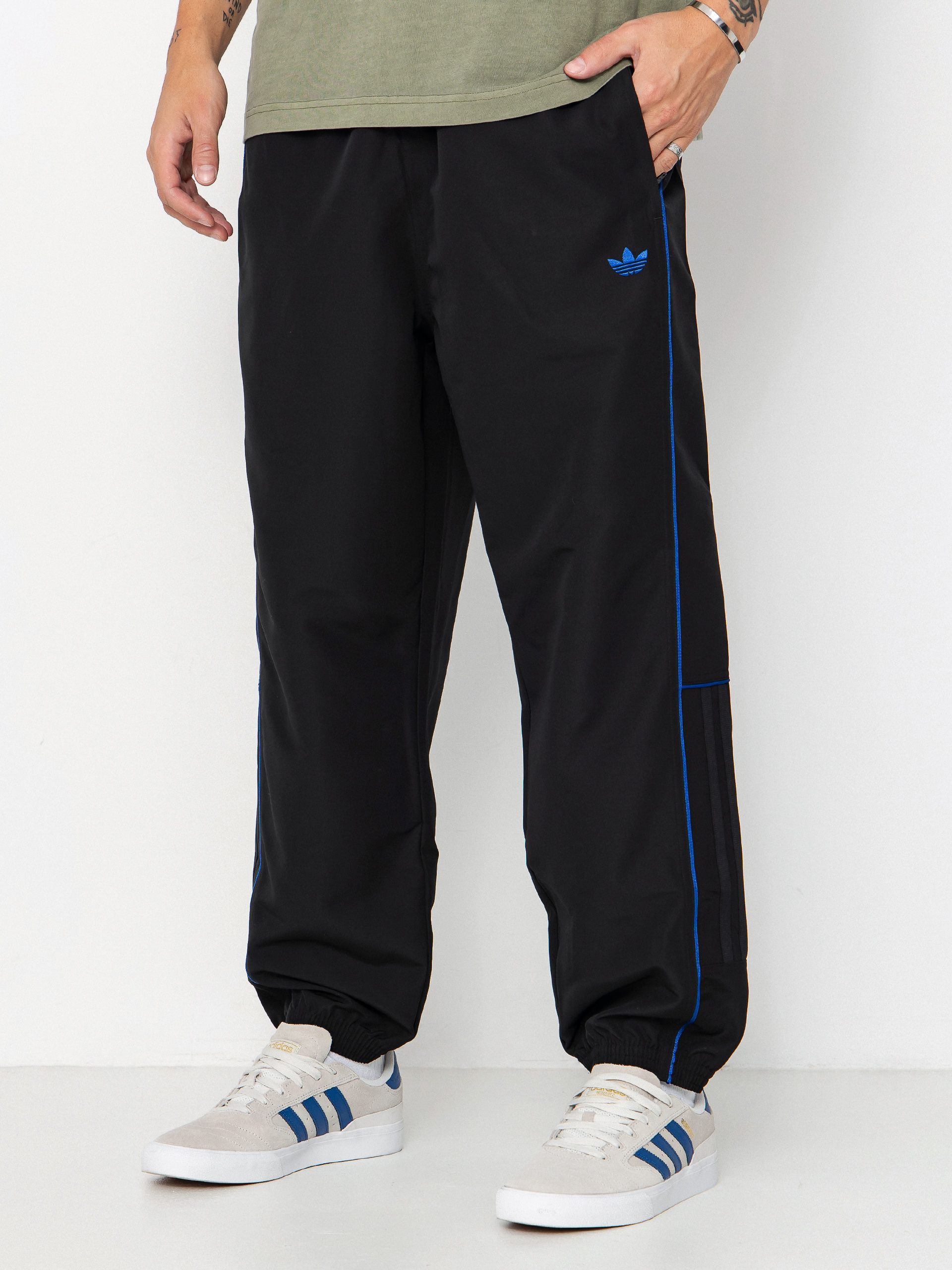 Pantaloni adidas Pre Gazelle (black/white/royblu)