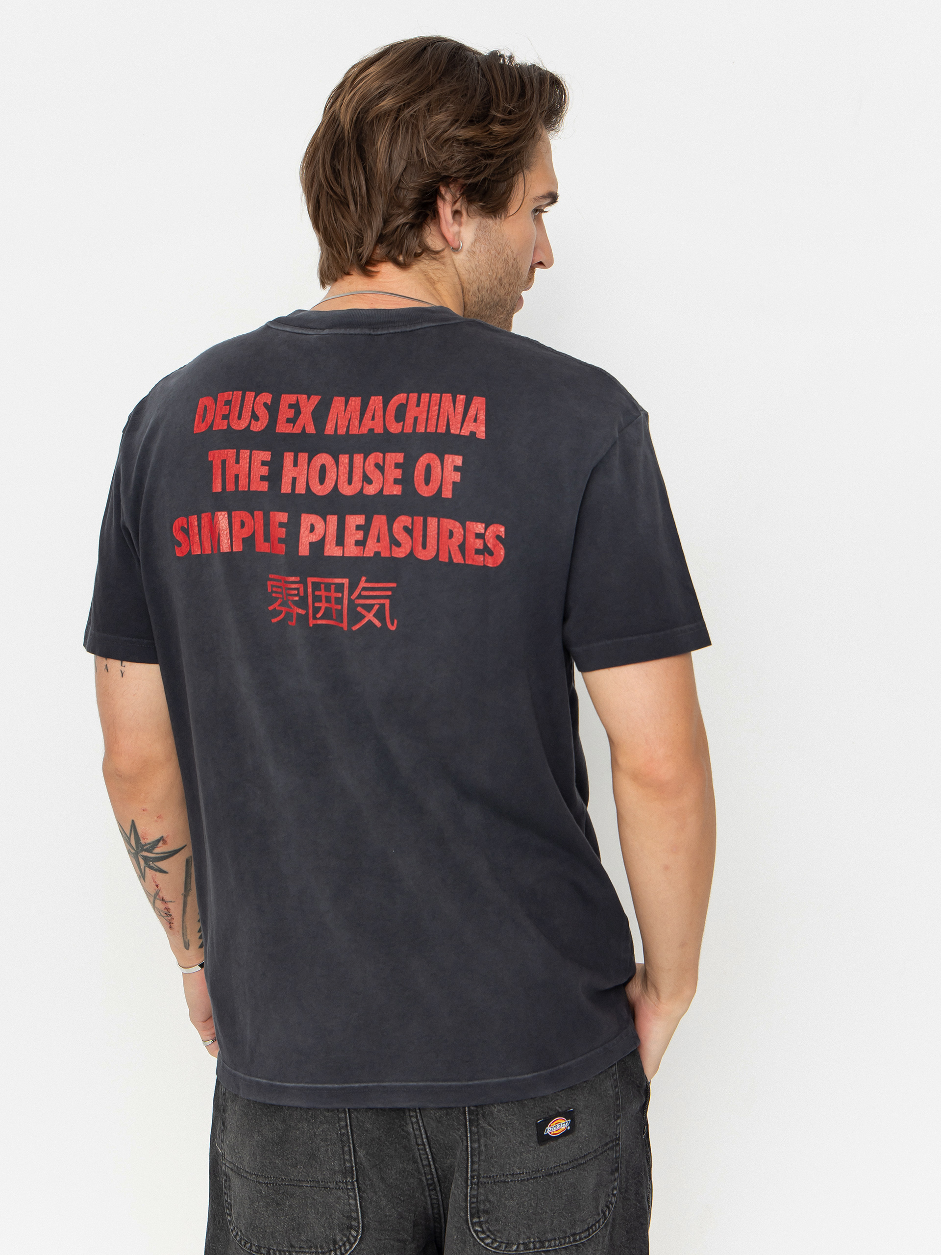 Tricou Deus Ex Machina Productive Hum (anthracite)