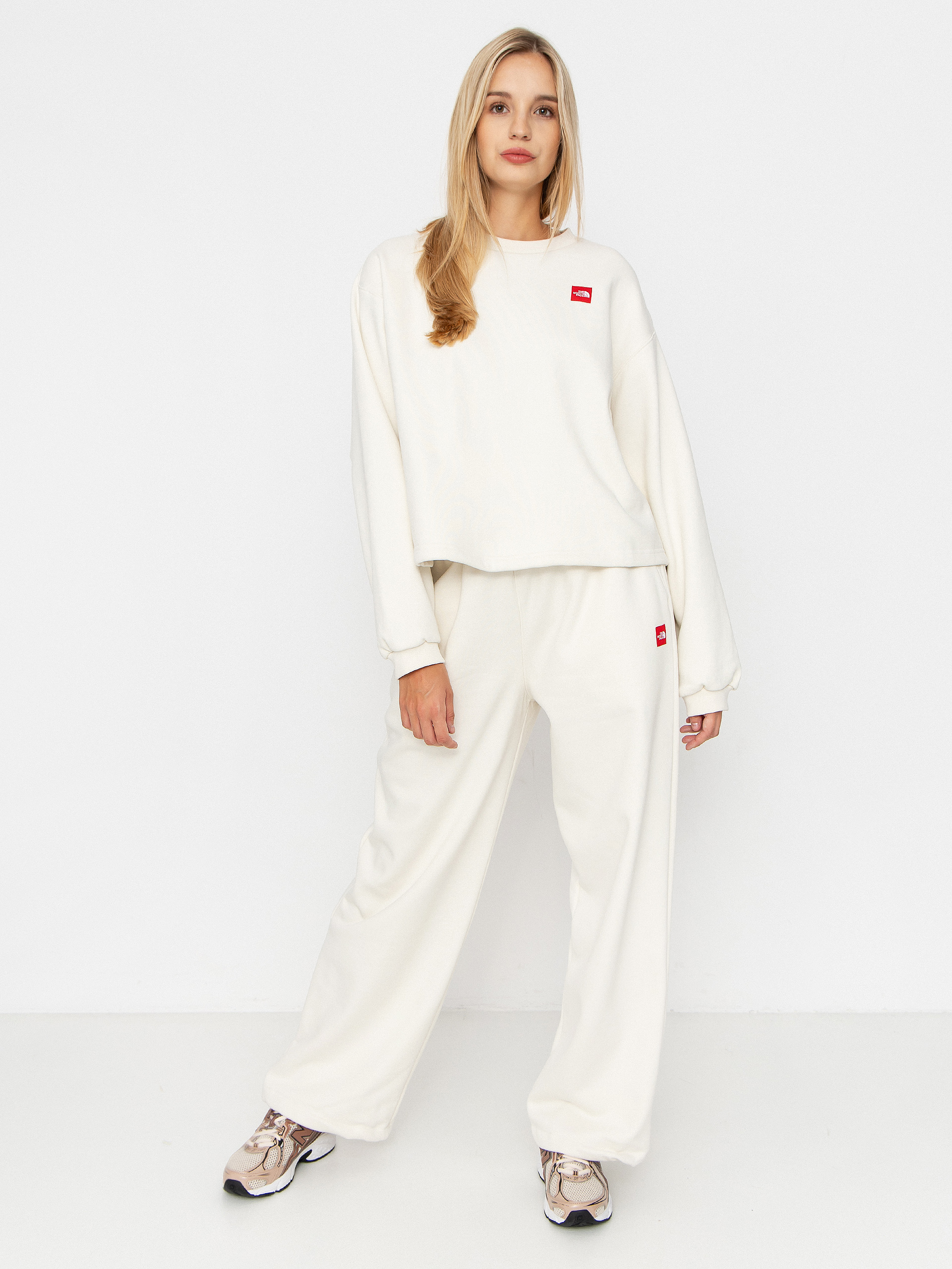 Hanorac The North Face Red Box (white dune)