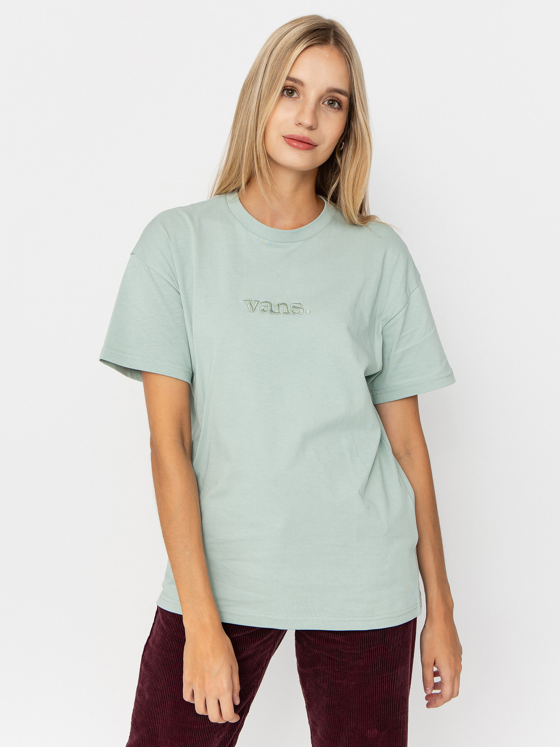 Tricou Vans W Essential Os Wmn (gray olive)