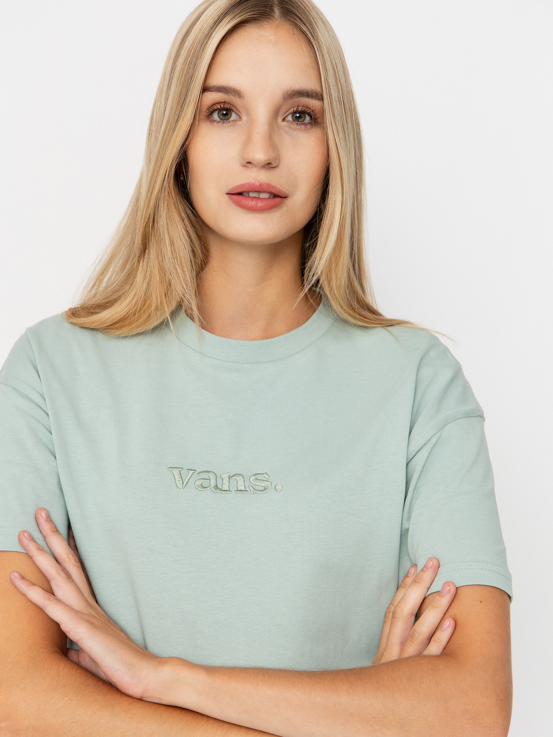 Tricou Vans W Essential Os Wmn (gray olive)