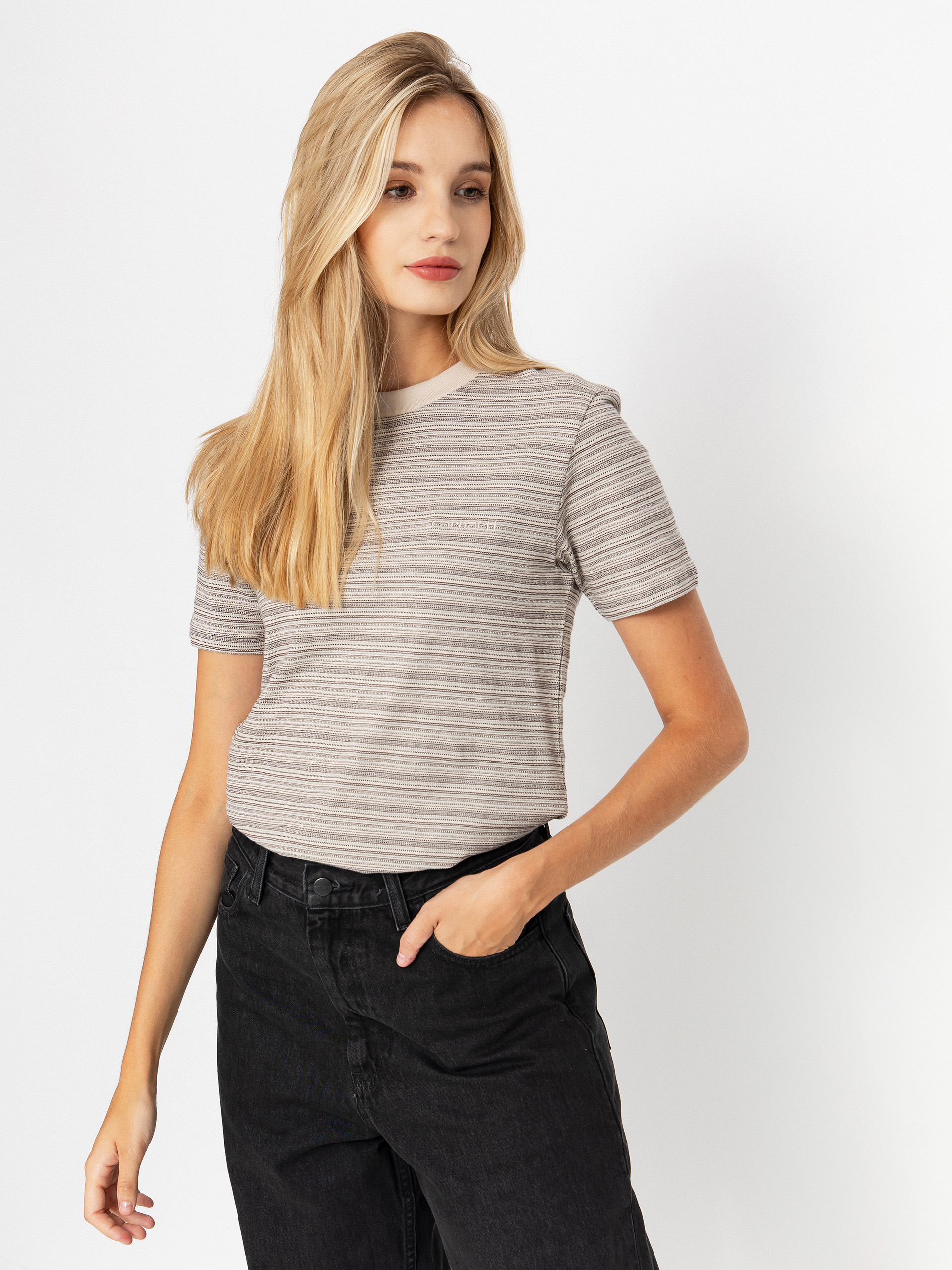 Tricou Carhartt WIP Gellar Wmn (gellar stripe/wax)