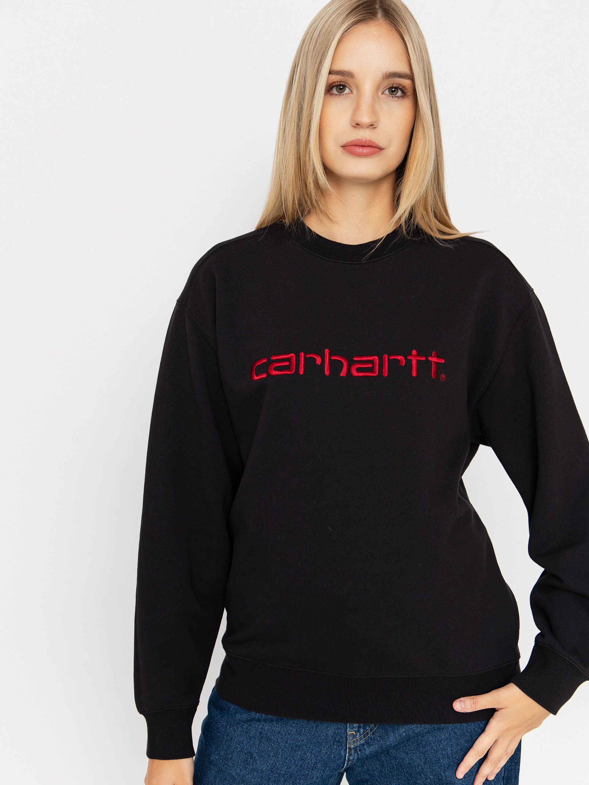 Hanorac Carhartt WIP Carhartt Wmn (black/scarlet)