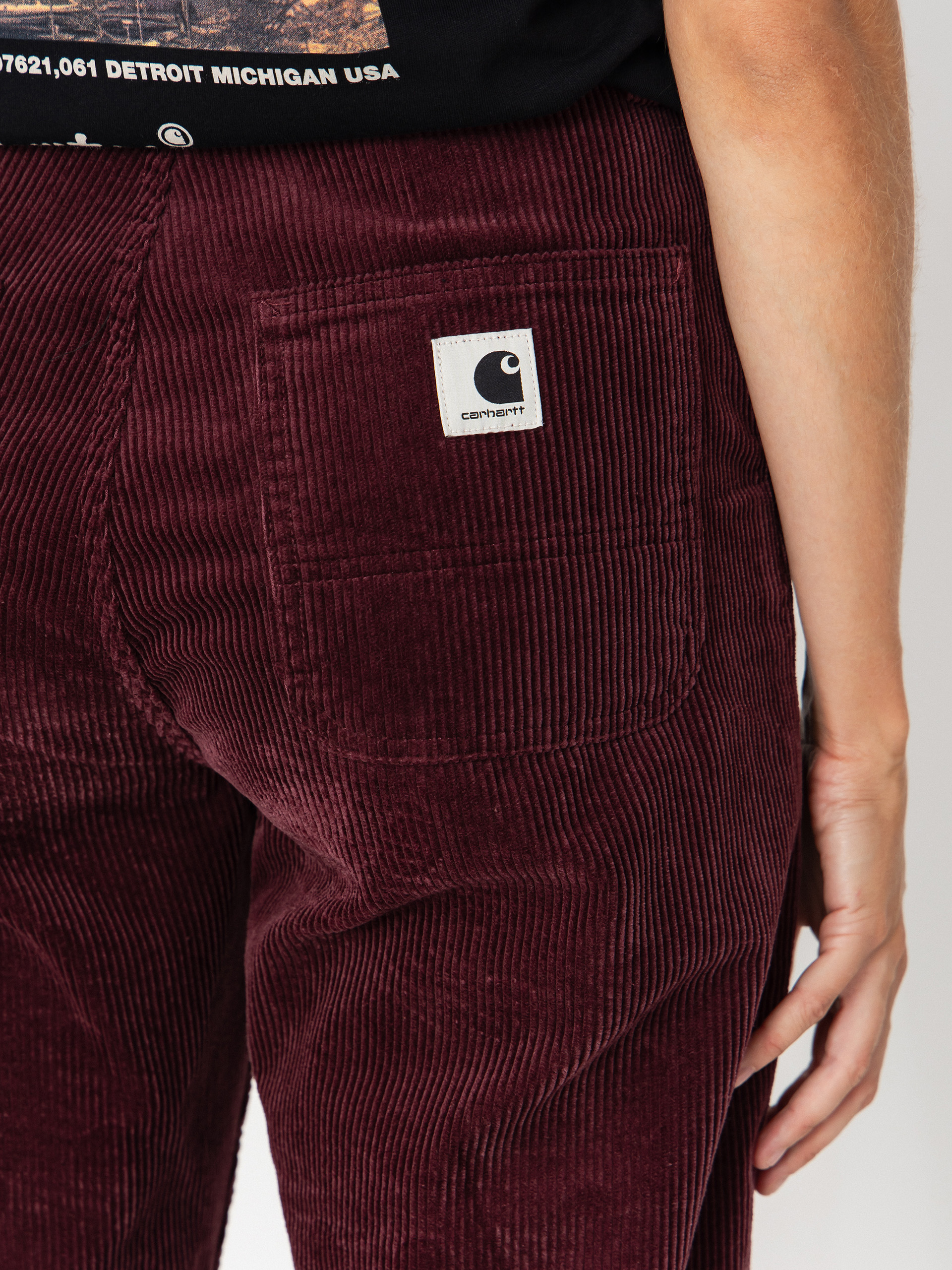 Pantaloni Carhartt WIP Simple Wmn (rondo/rinsed)