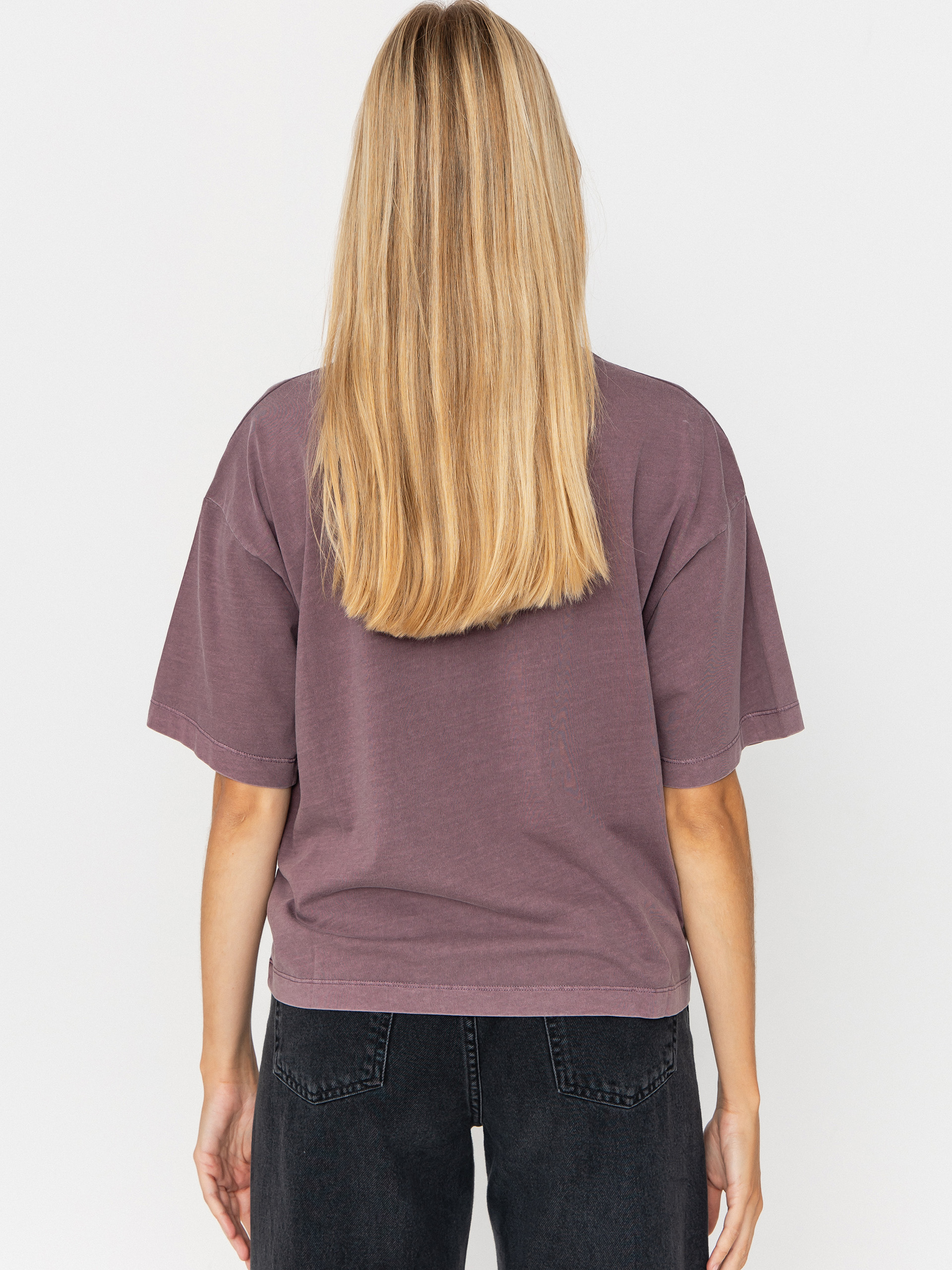 Tricou Carhartt WIP Nelson Wmn (phlox/garment dyed)