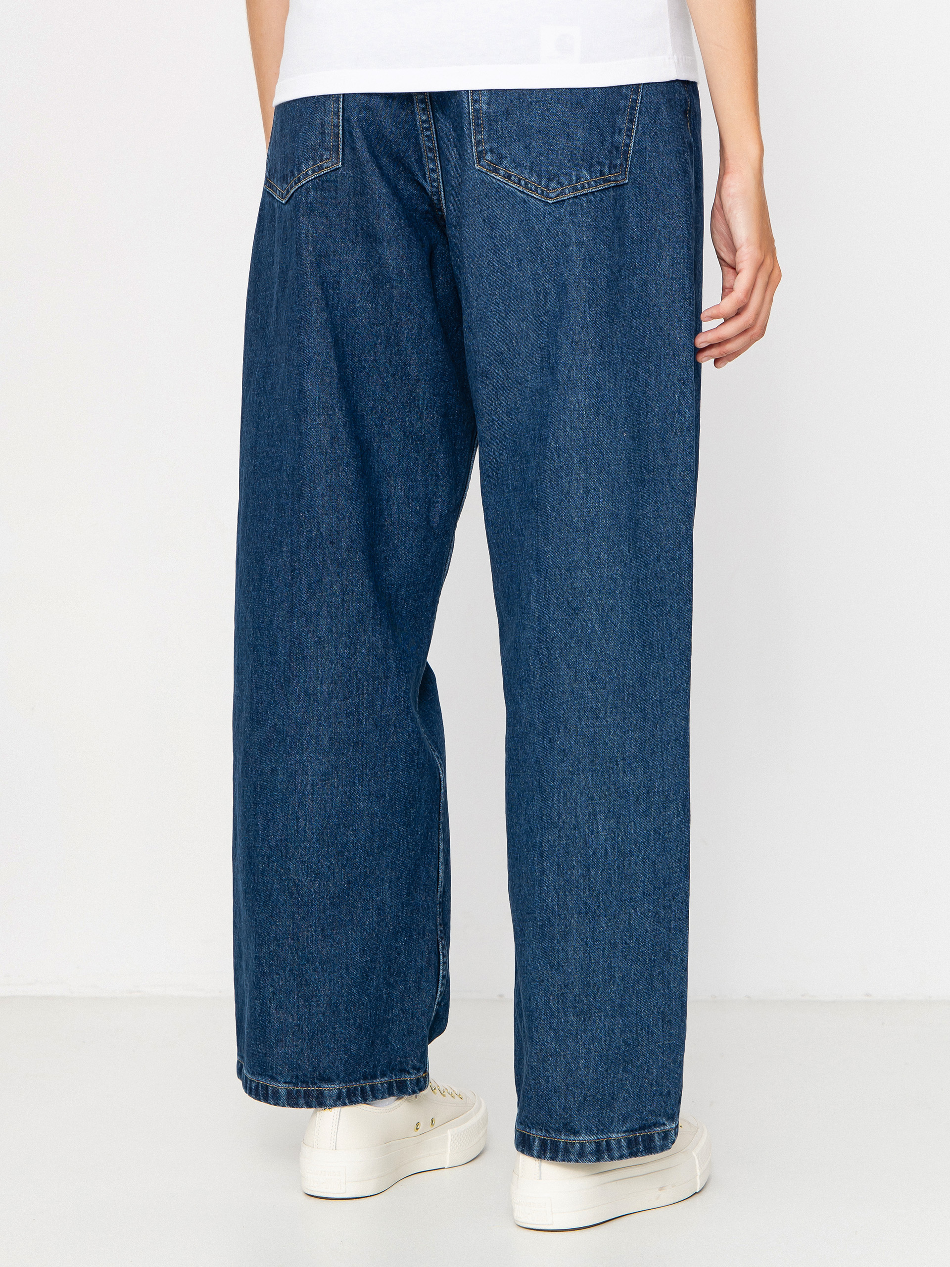 Pantaloni Carhartt WIP Brandon Wmn (blue/stone washed)