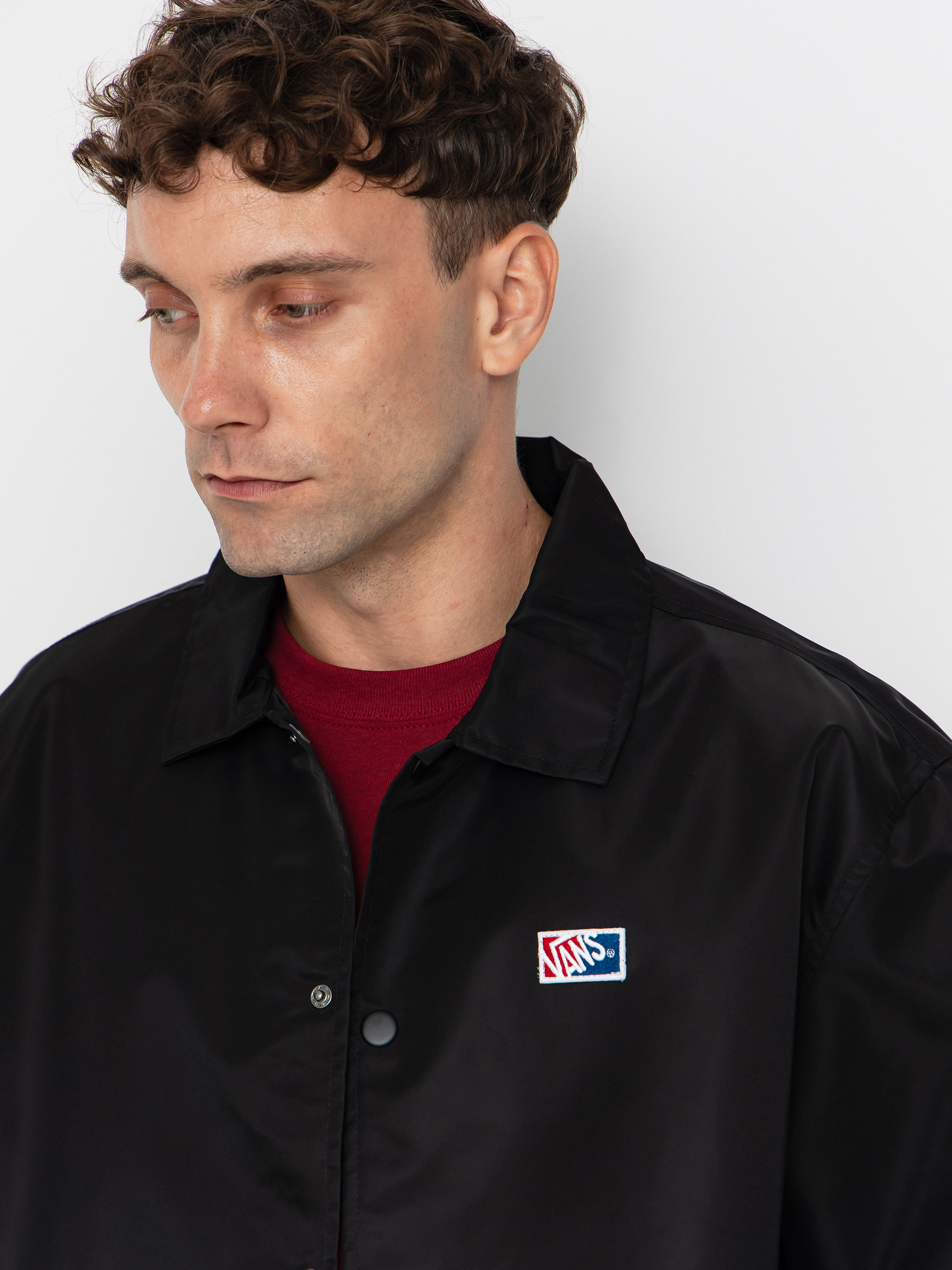 Geacă Vans Torrey Nylon Coaches (black/white)