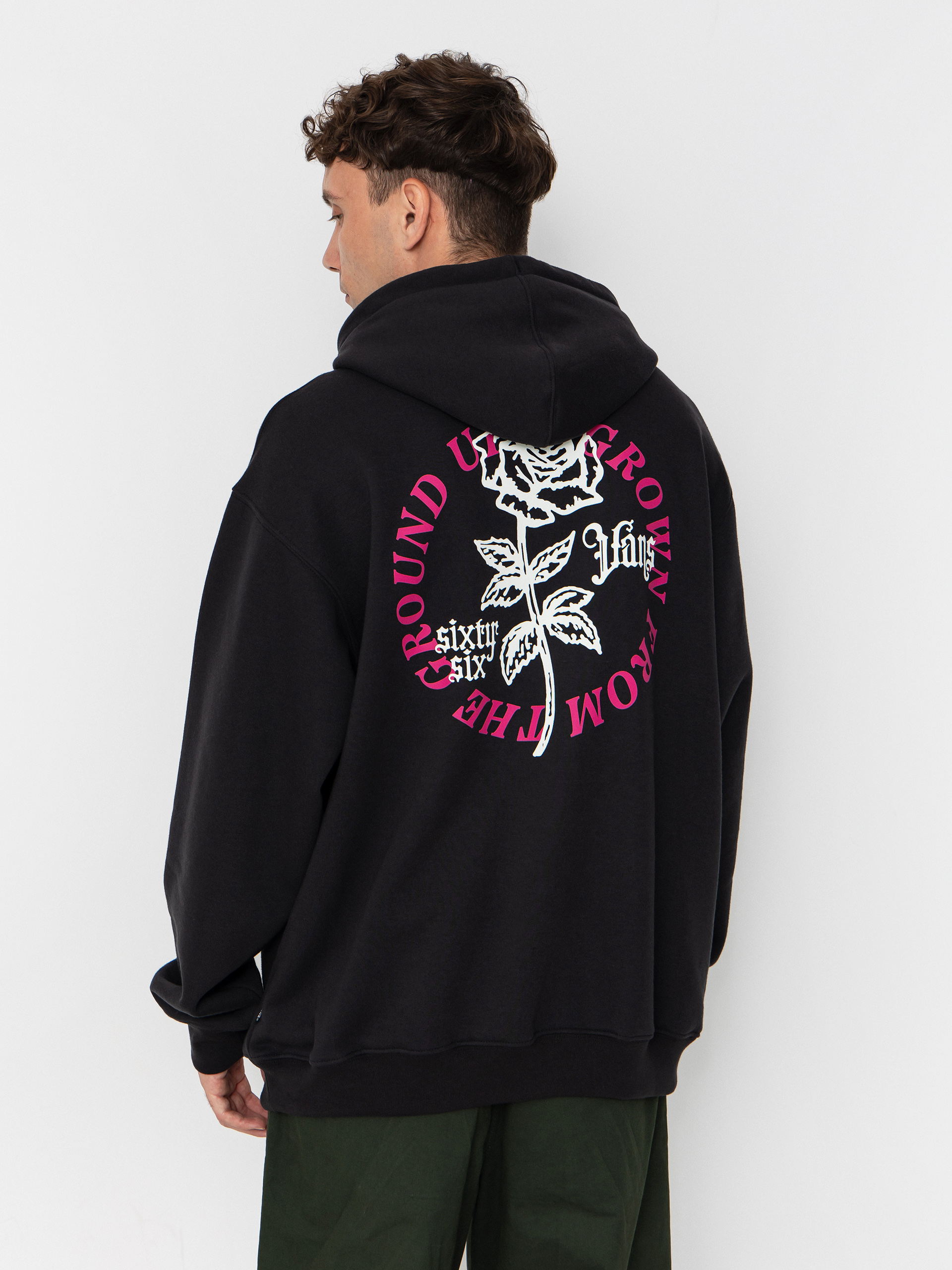 Hanorac cu glugă Vans Grown From The Ground Up HD (black)