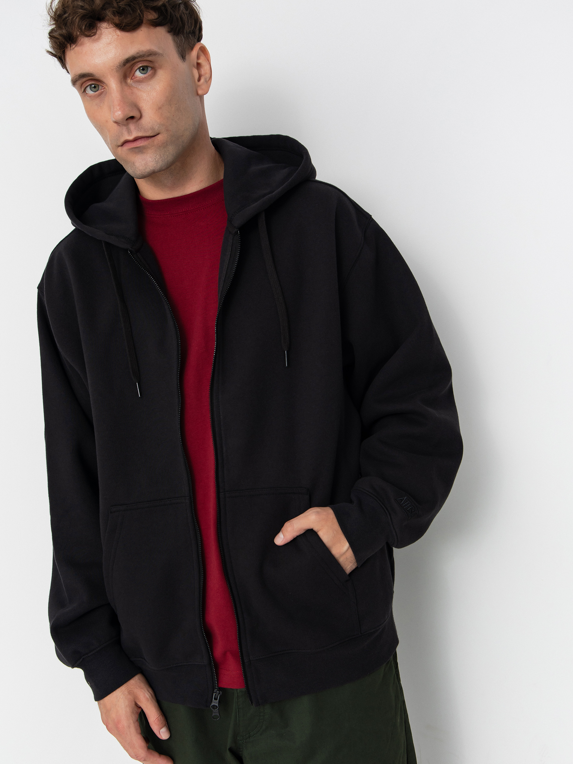 Hanorac cu glugă Vans Skate Atiba Haze ZHD (black)