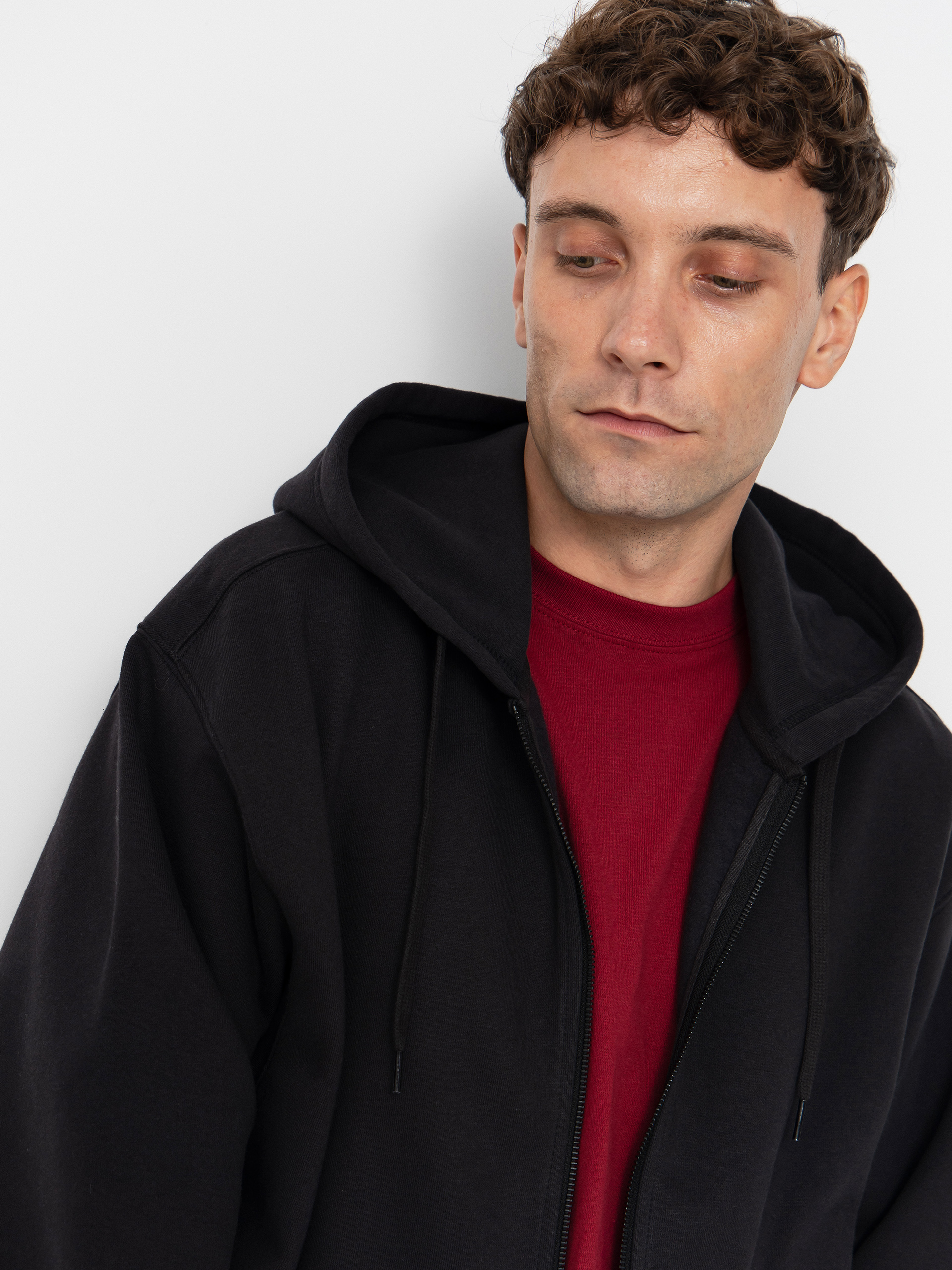 Hanorac cu glugă Vans Skate Atiba Haze ZHD (black)