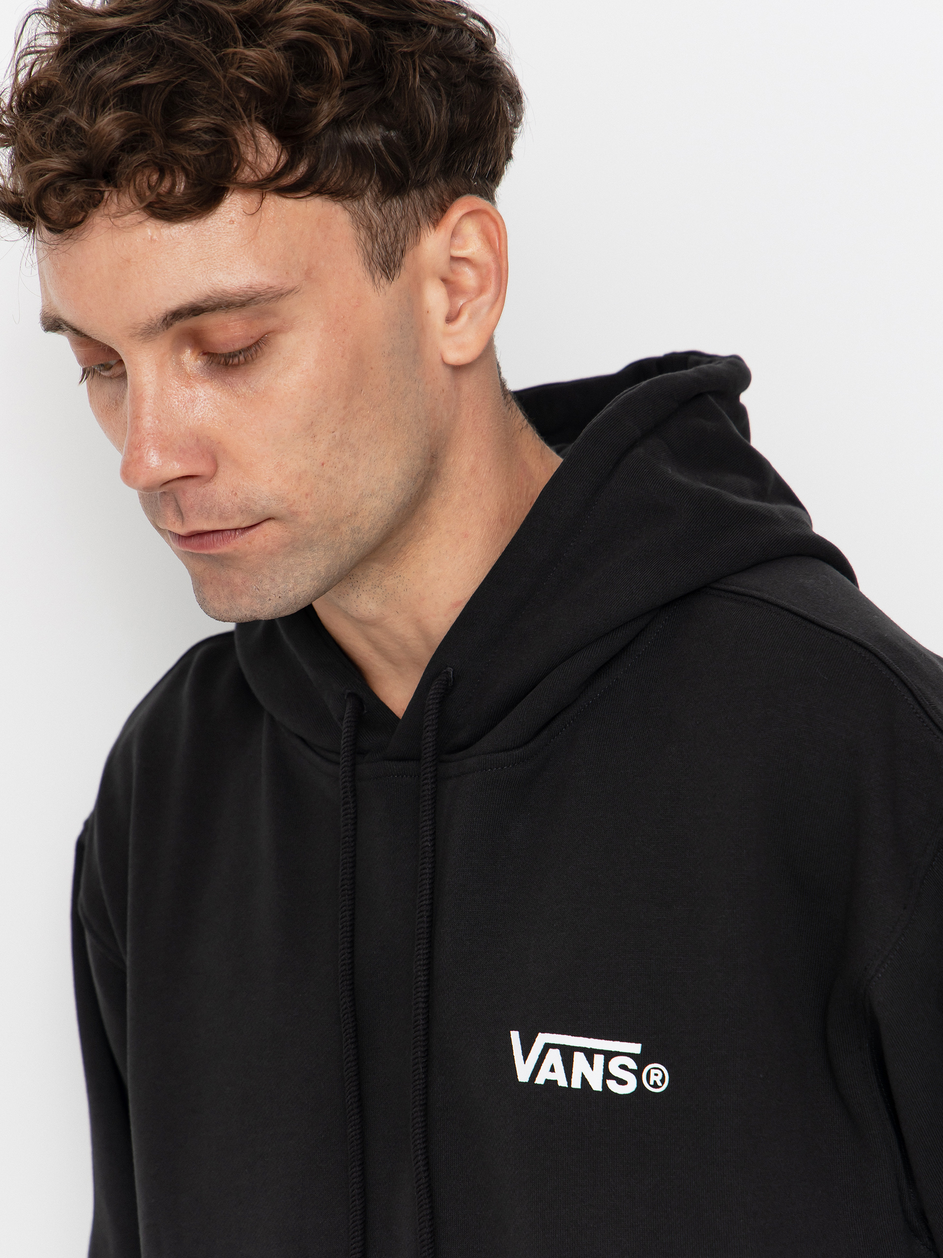 Hanorac cu glugă Vans Original Standards Statement HD (black)