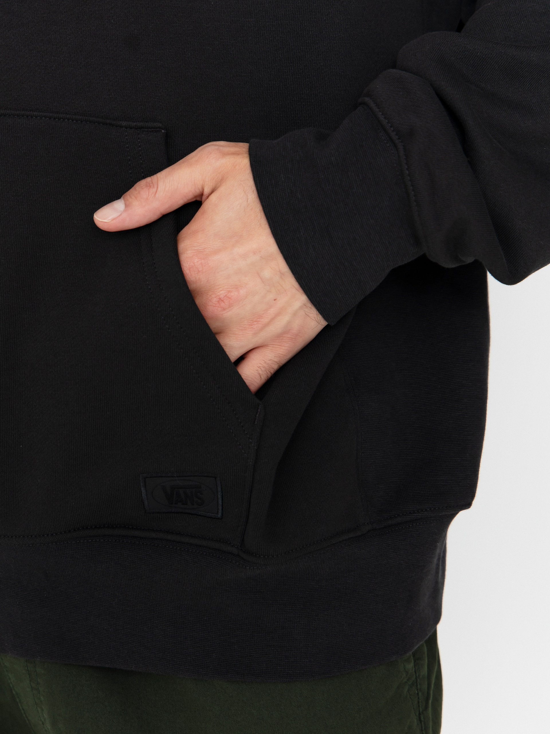 Hanorac cu glugă Vans Original Standards Statement HD (black)