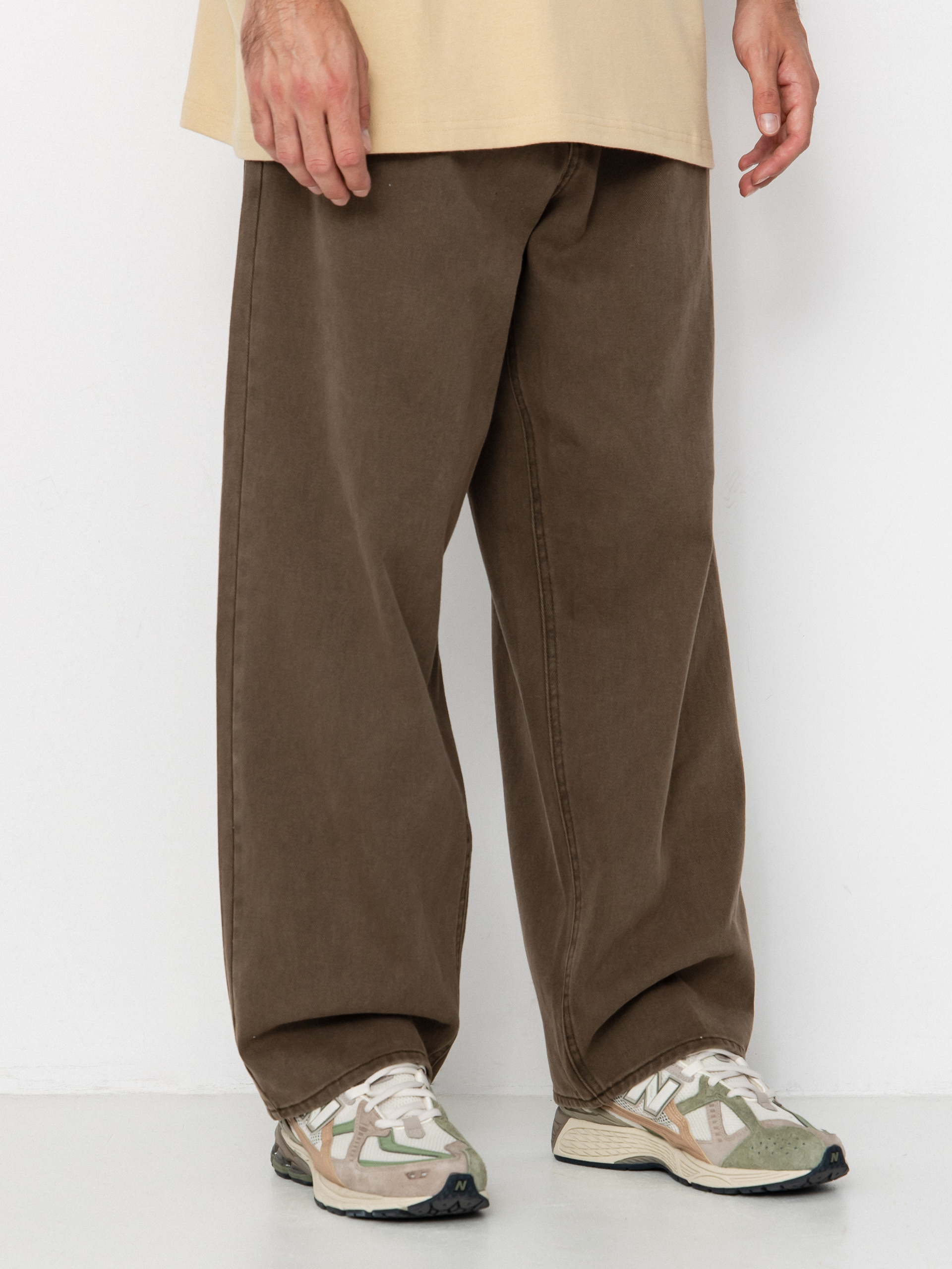 Pantaloni OBEY Bigwig Baggy Denim (wren faded wash)