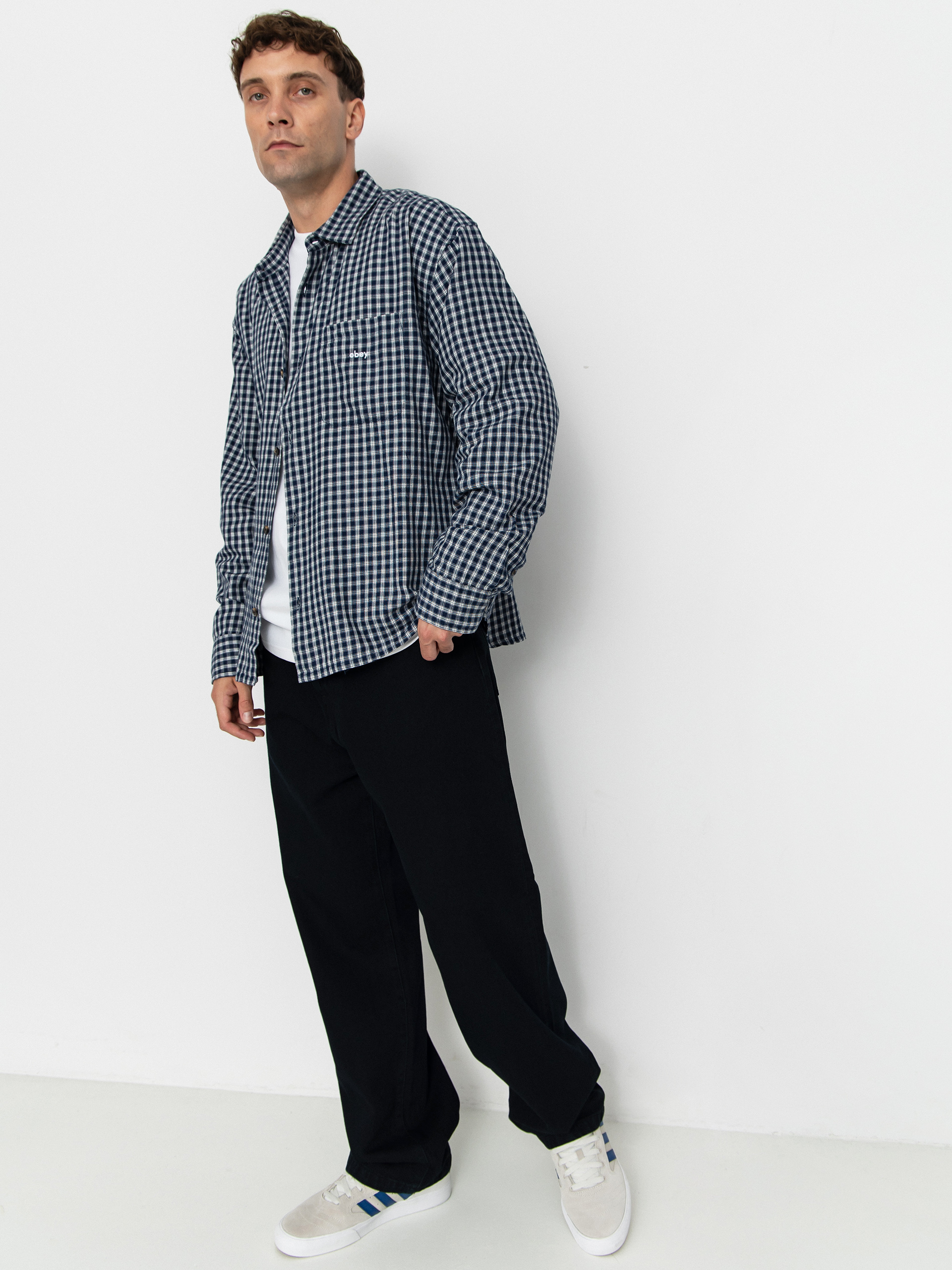 Cămașă OBEY Bigwig Andy Woven