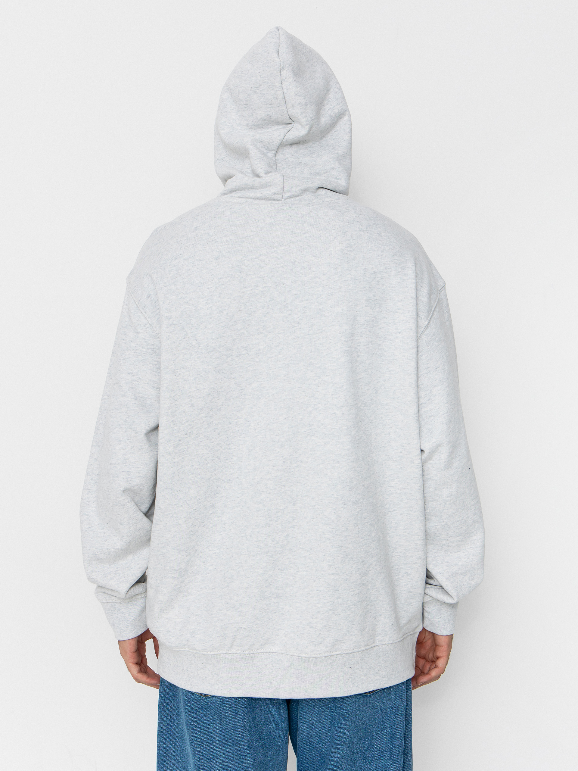 Hanorac cu glugă Quiksilver Dna HD (light grey heather)
