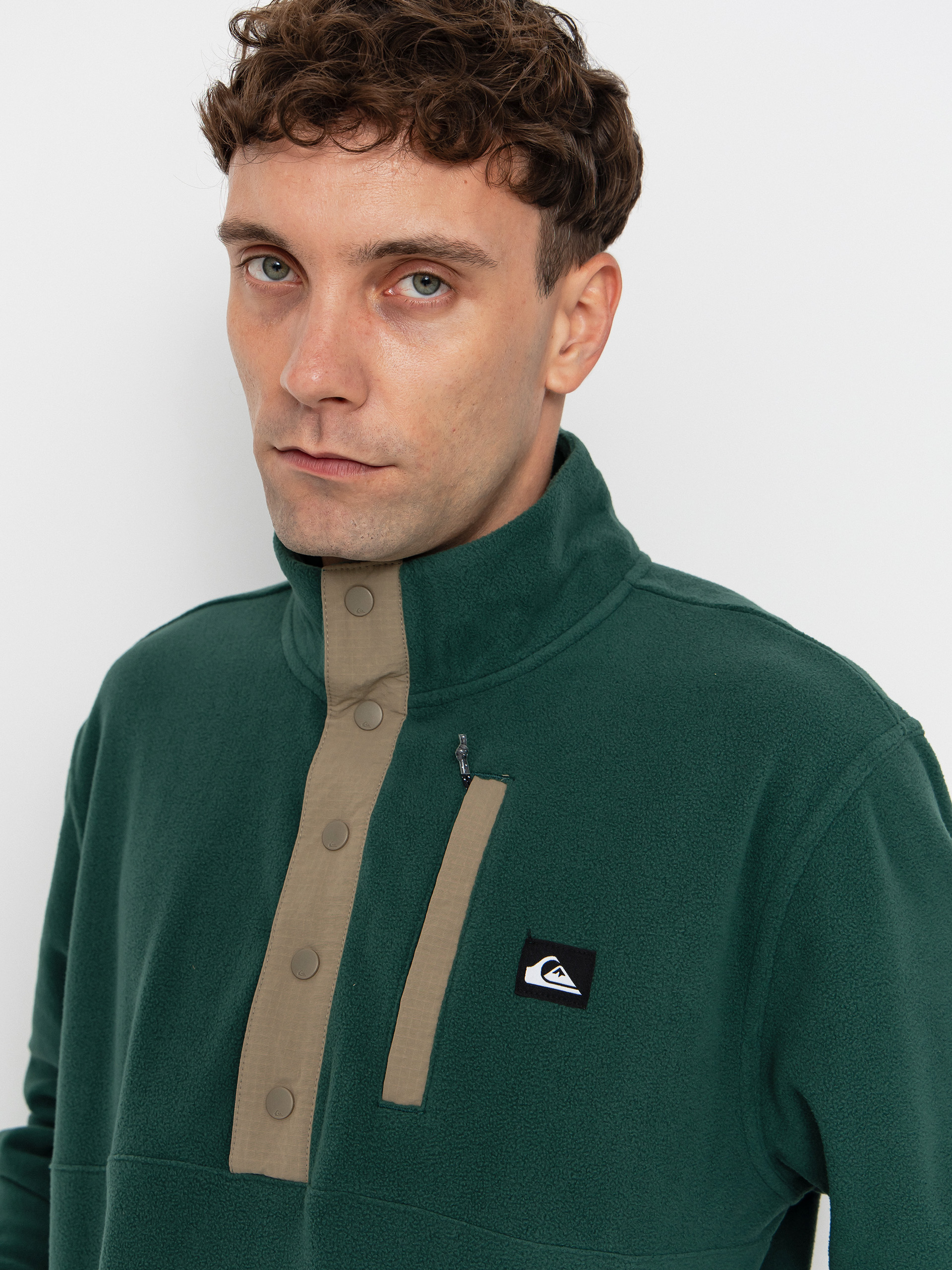 Pentru bărbați Hanorac din fleece Quiksilver No Destination Hs (trekking green)