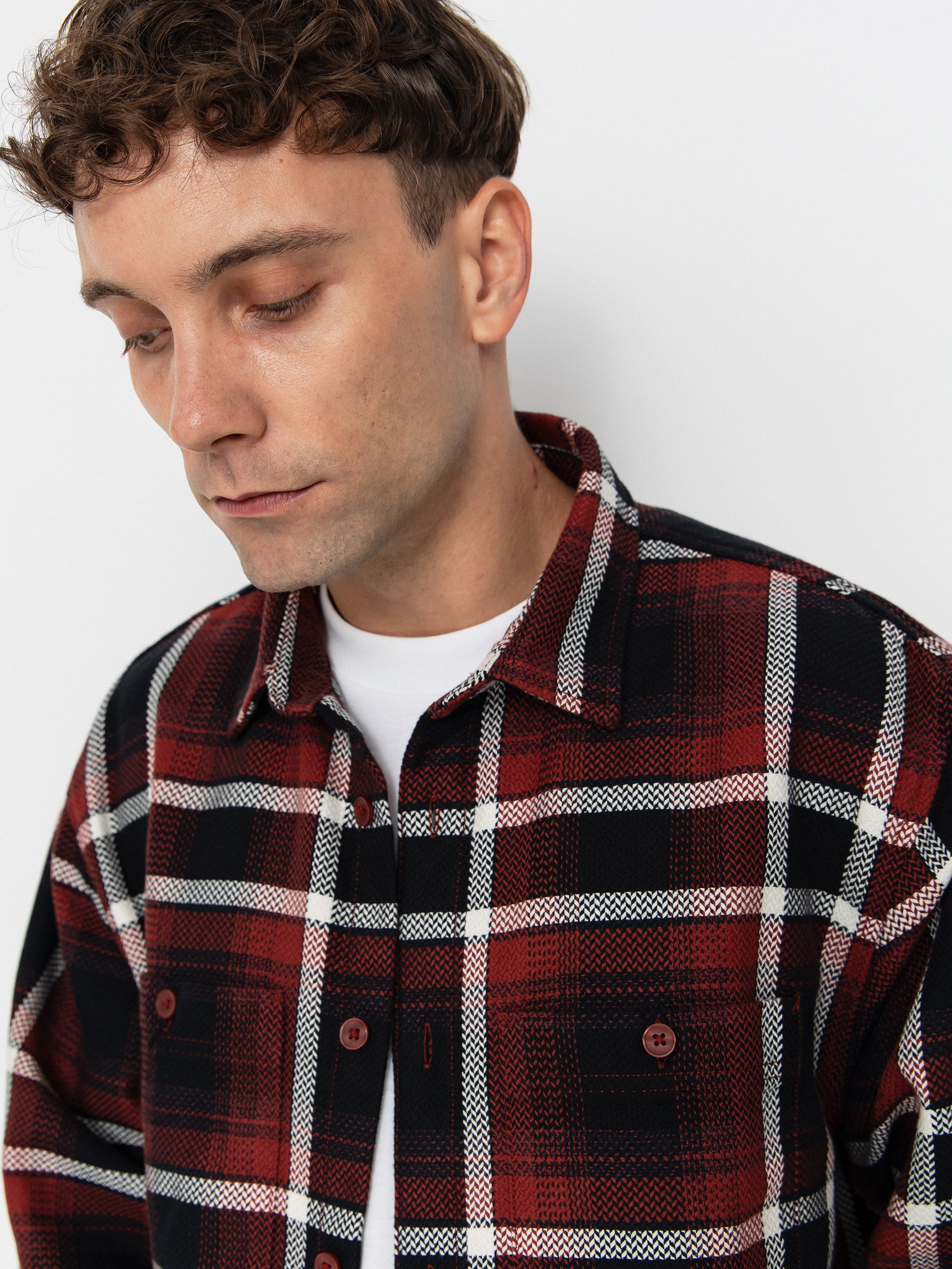 Cămașă Carhartt WIP Vaughn (vaughn check/dark brick)