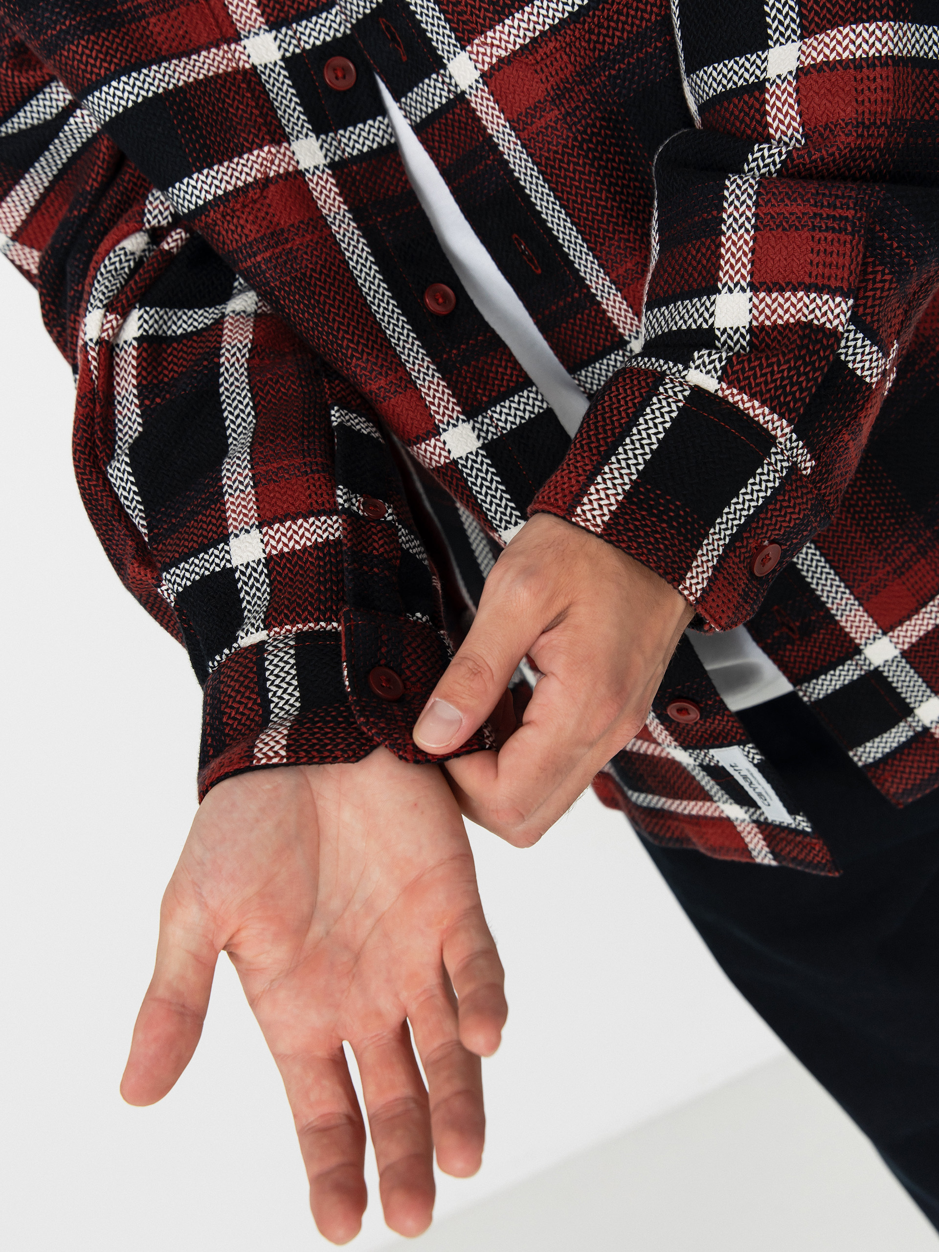 Cămașă Carhartt WIP Vaughn (vaughn check/dark brick)