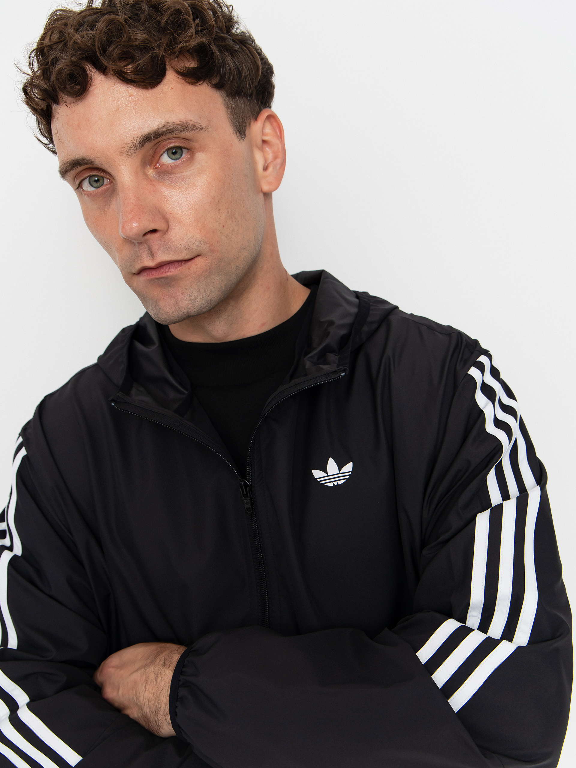Geacă adidas Windbreaker (black/white)
