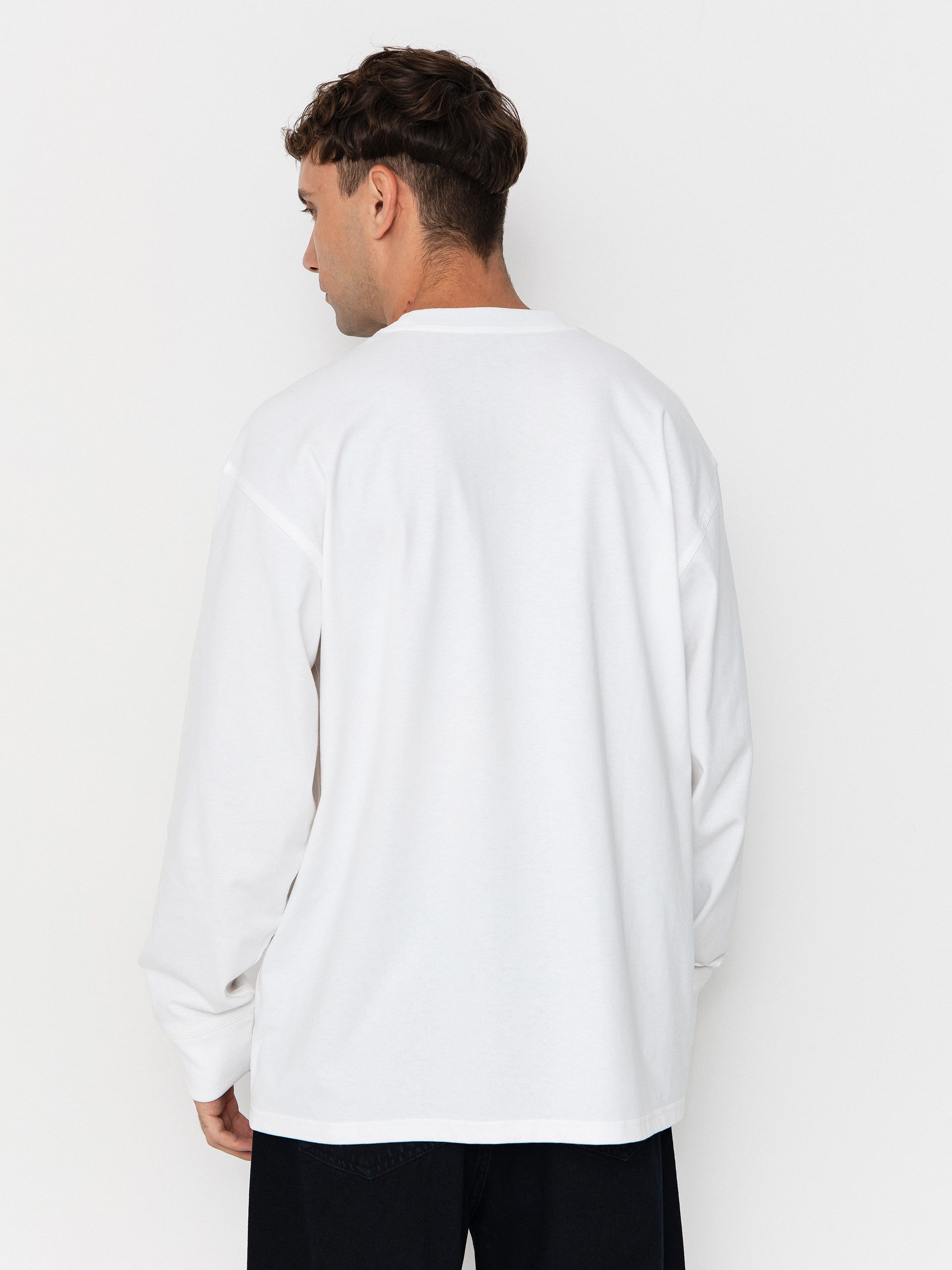 Longsleeve Carhartt WIP American Script (white)