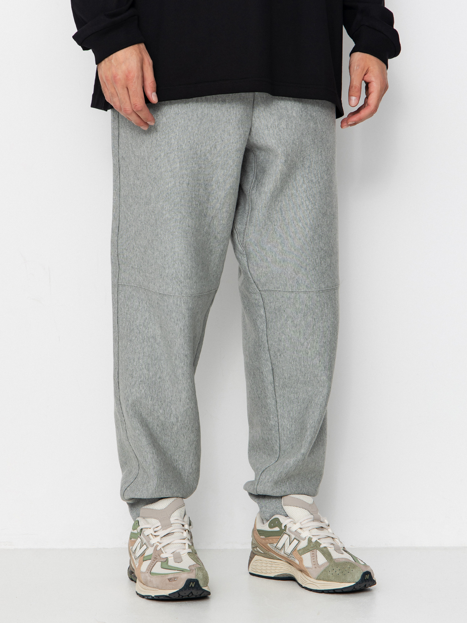 Pantaloni Carhartt WIP American Script Jogging (grey heather)