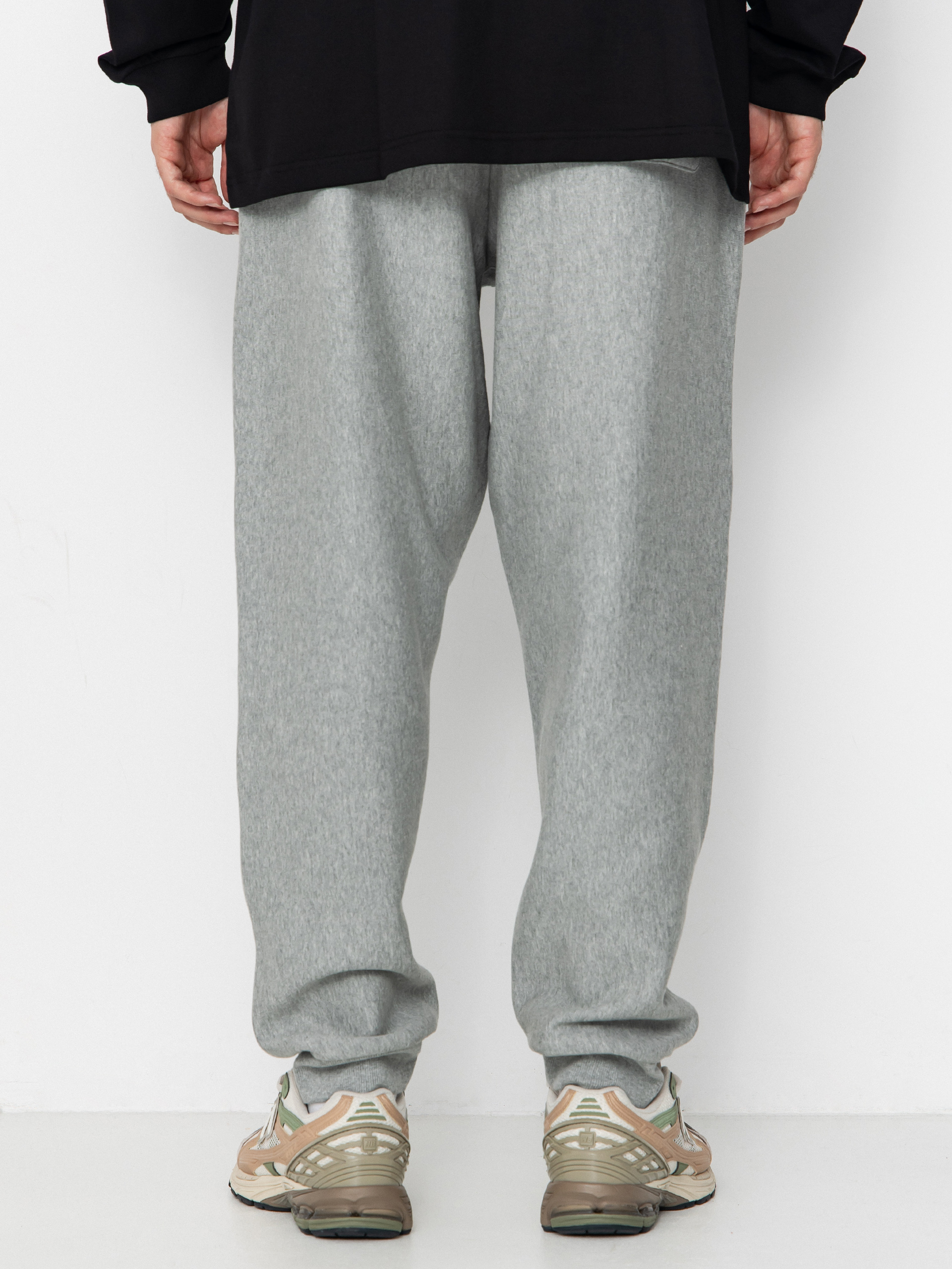 Pantaloni Carhartt WIP American Script Jogging (grey heather)