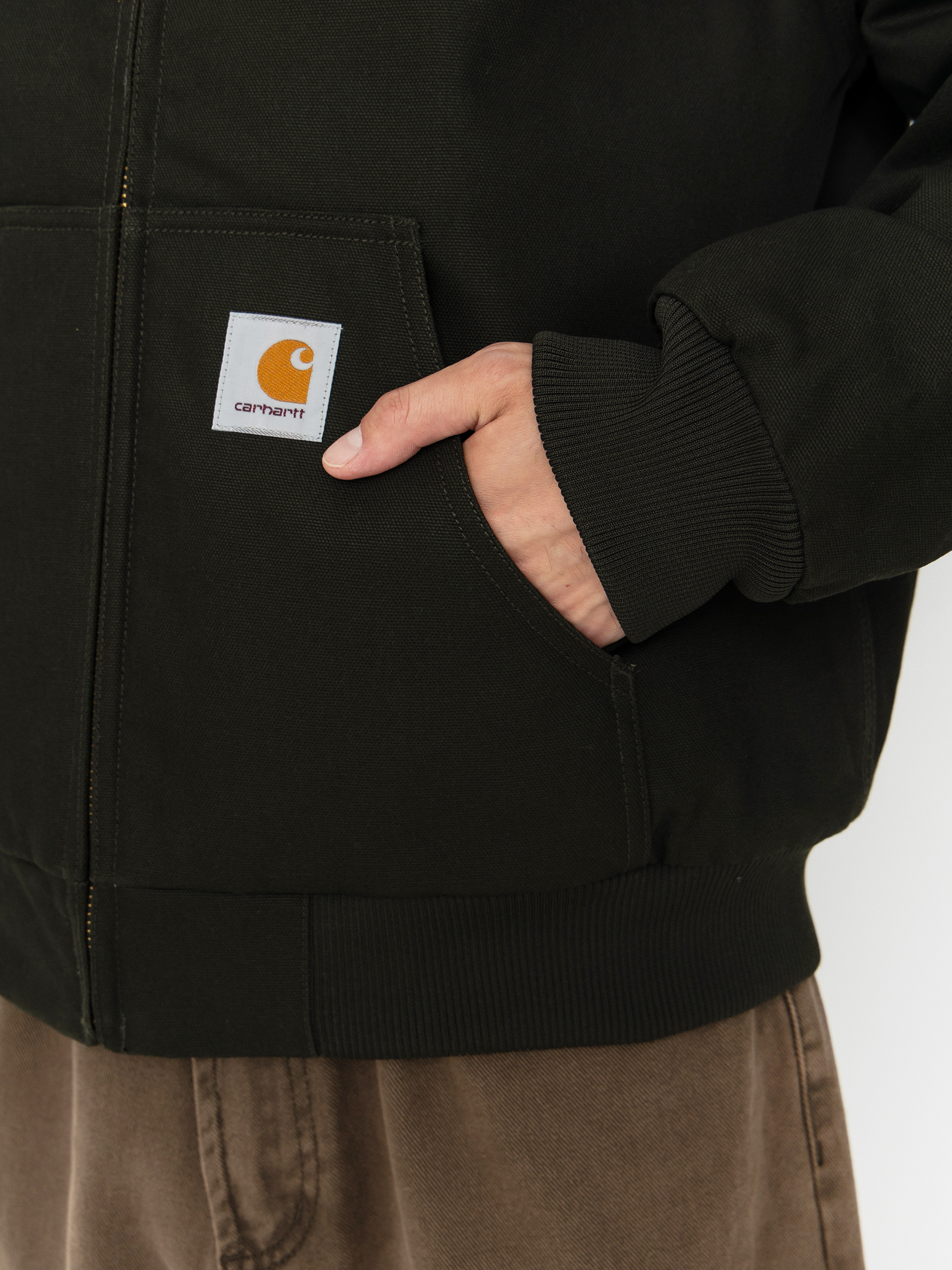 Geacă Carhartt WIP Active (olive/rigid)