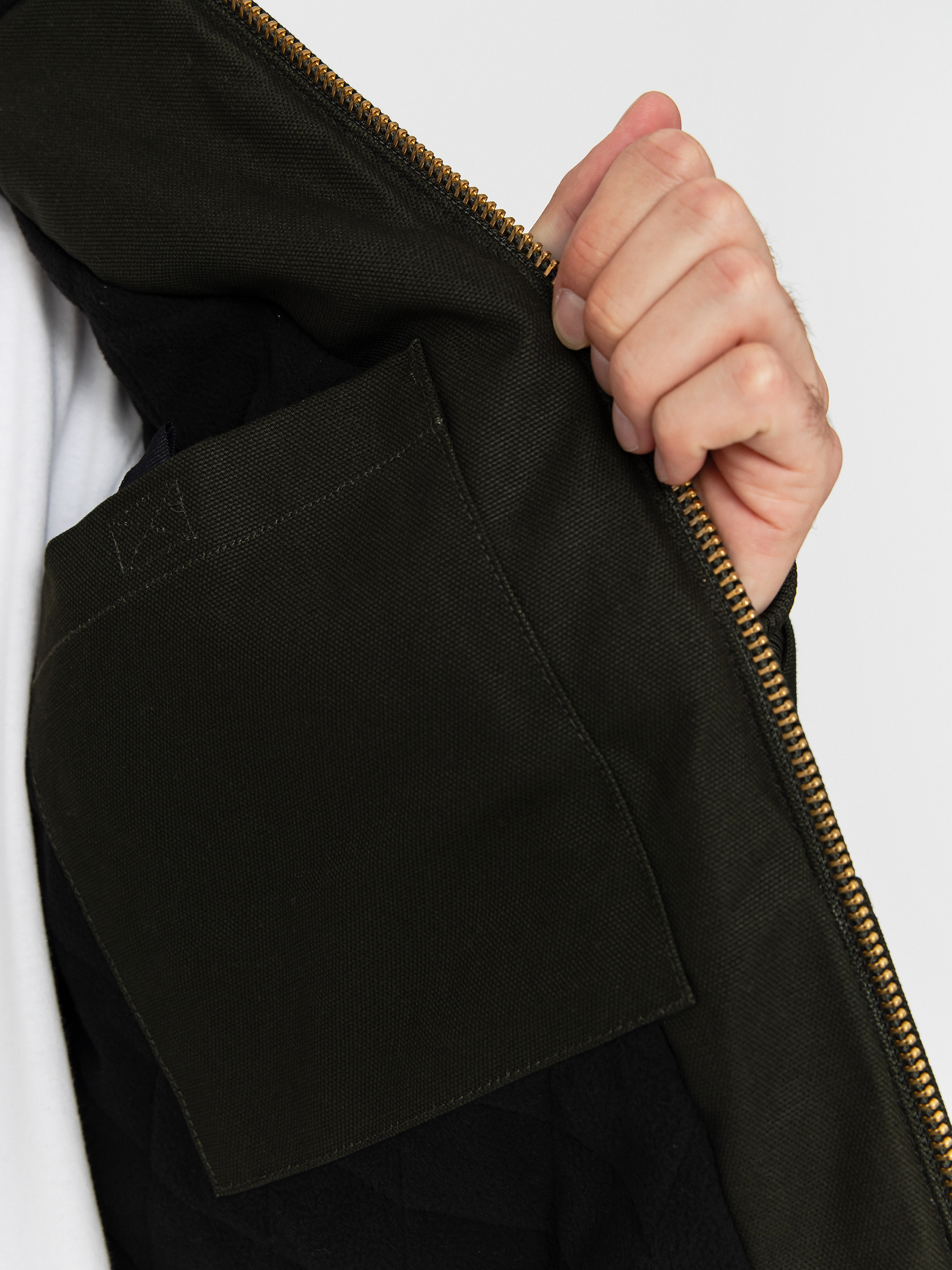 Geacă Carhartt WIP Active (olive/rigid)