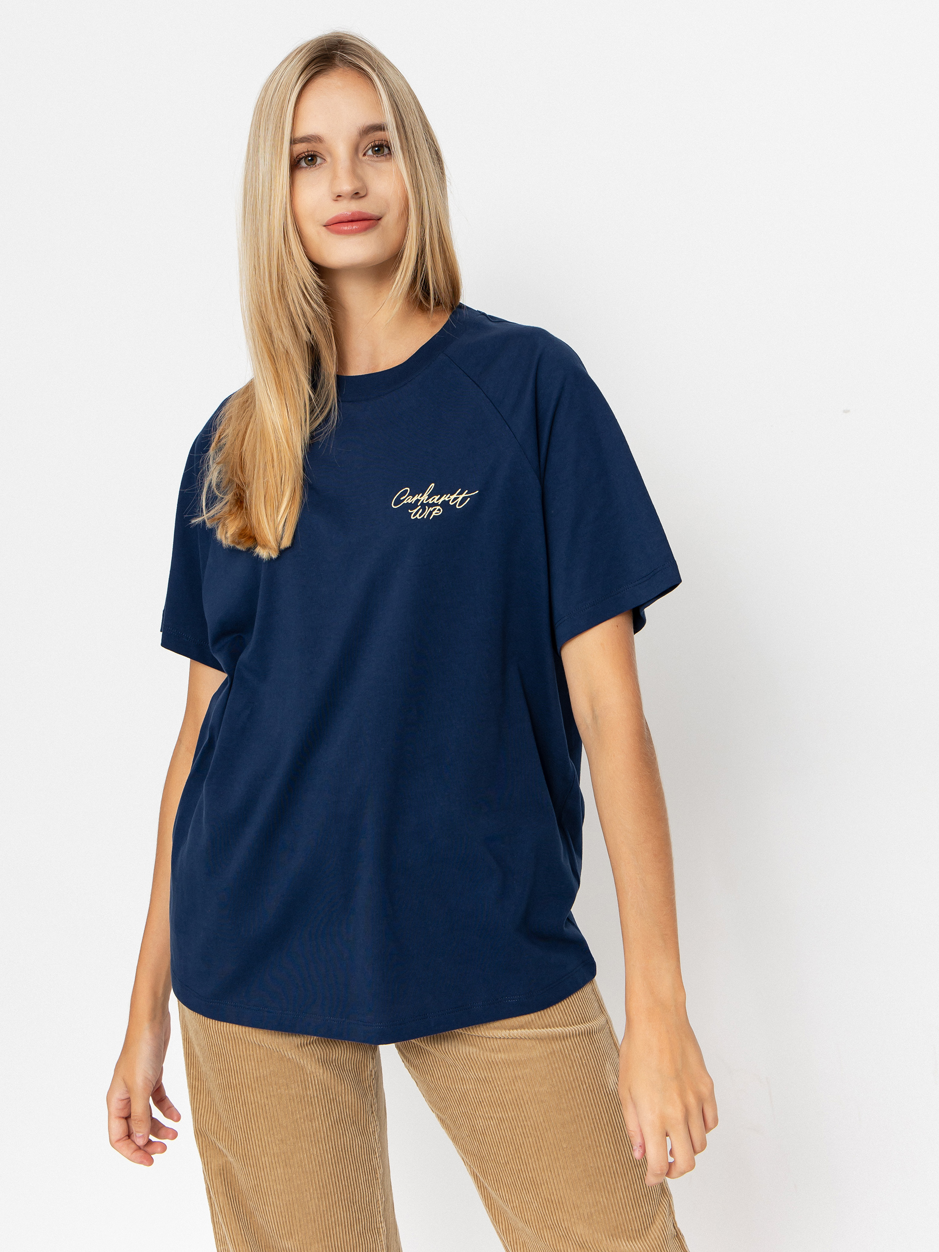 Tricou Carhartt WIP Signature Wmn (jupiter/air yellow)