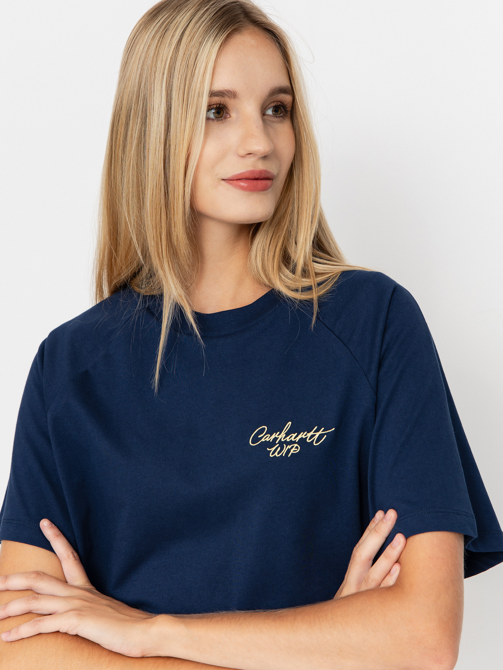 Tricou Carhartt WIP Signature Wmn (jupiter/air yellow)