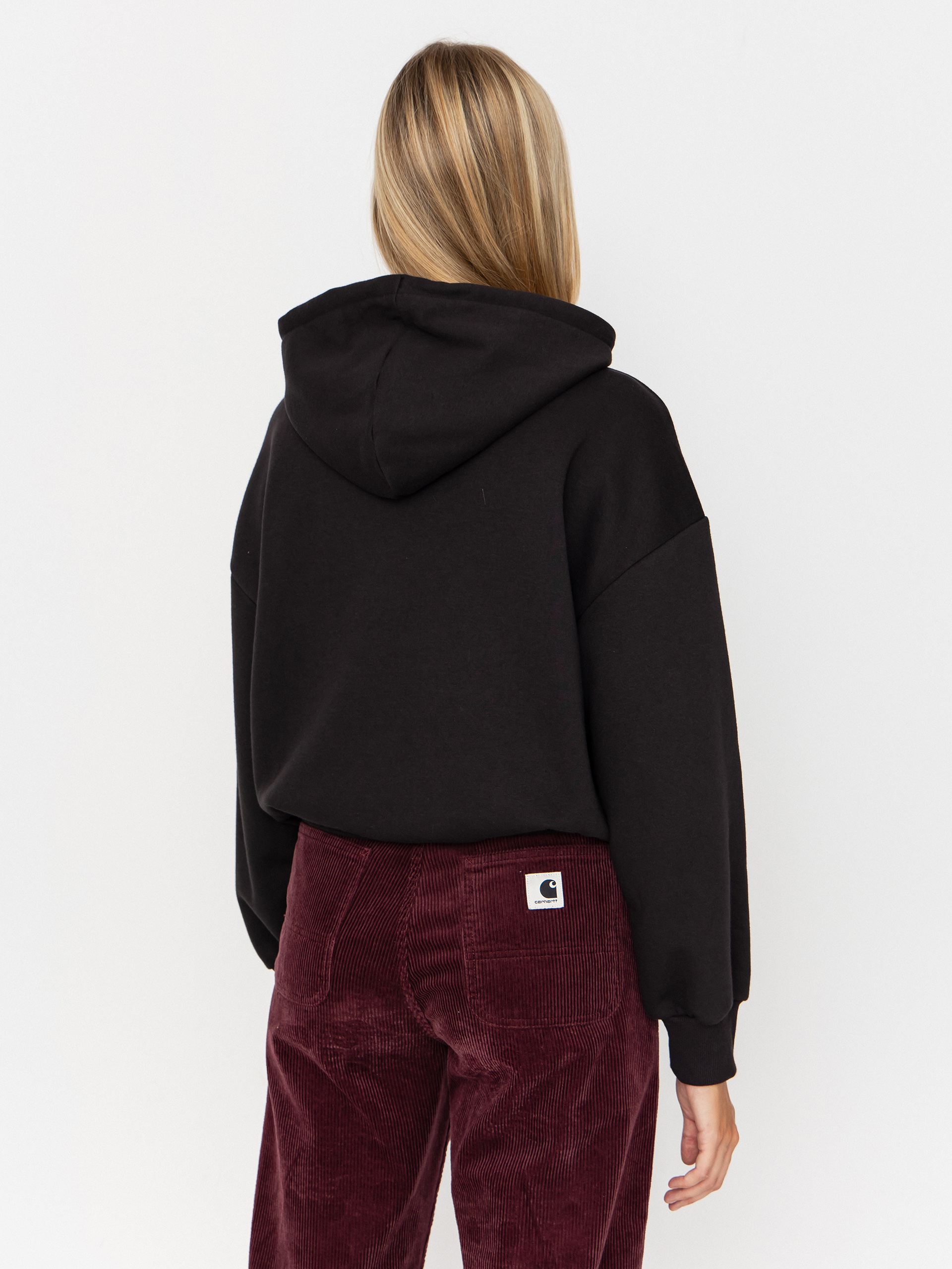 Hanorac cu glugă Vans Outer Ring Retro HD Wmn (black)