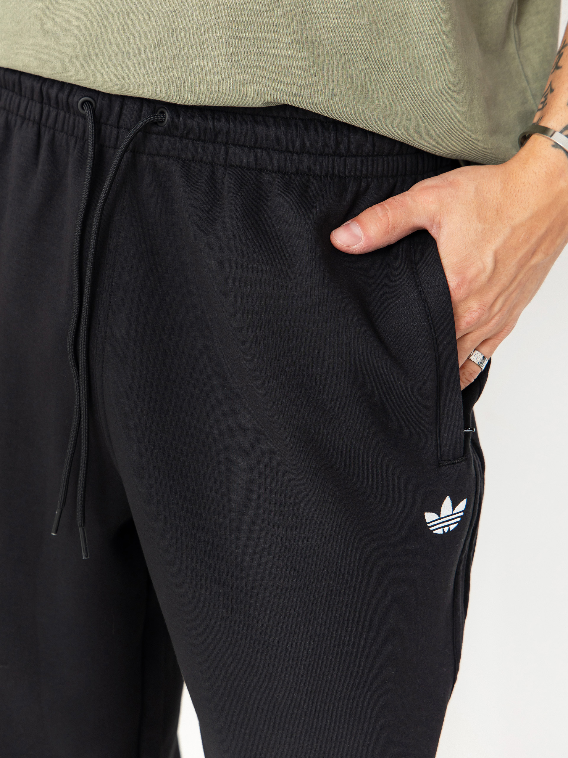 Pantaloni adidas Tech Fleece (black/white)